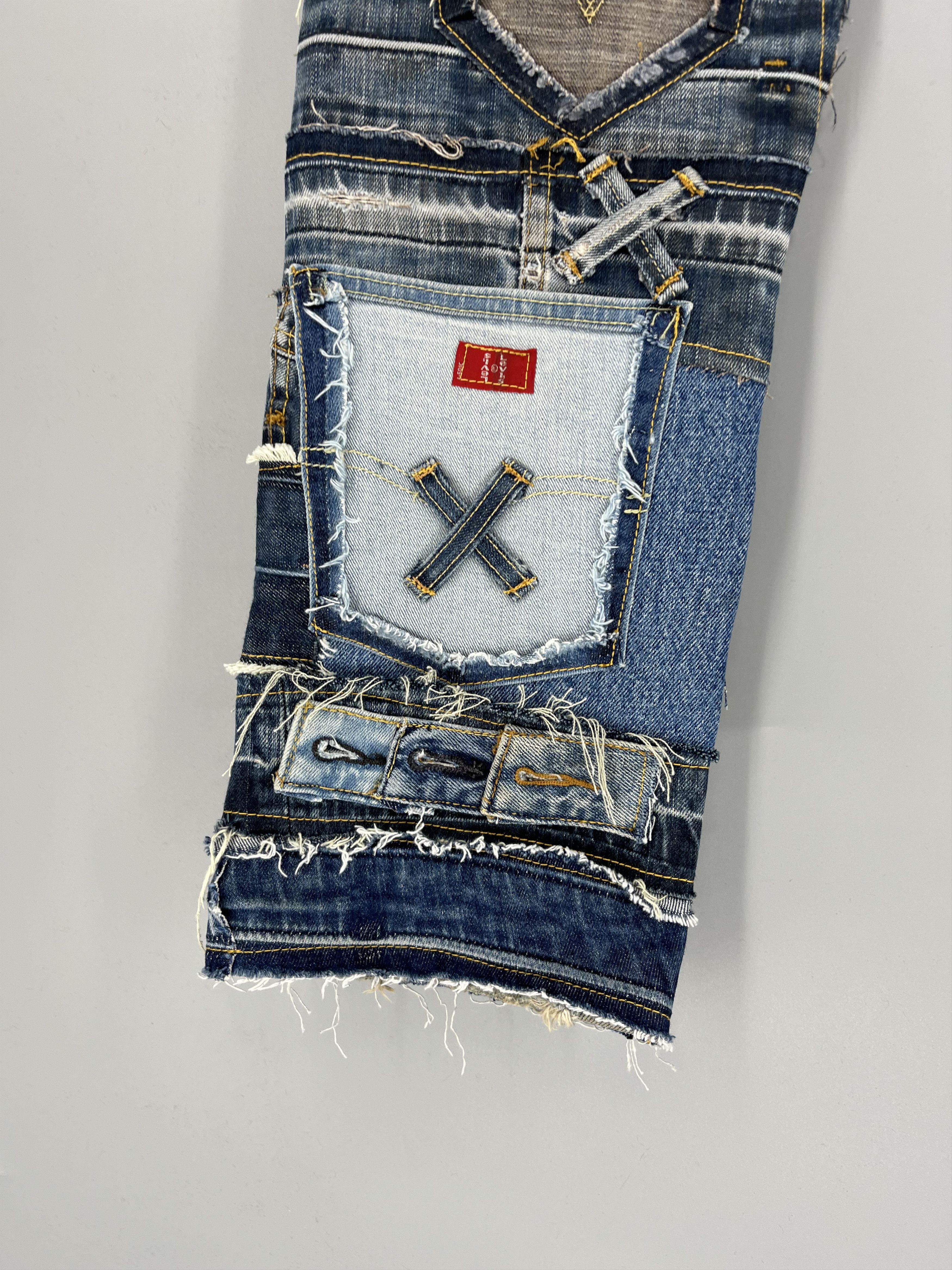 Other 90s Levi’s 501 Patchwork Multipocket Denim Custom Jeans USA Size US 34 / EU 50 - 15 Thumbnail
