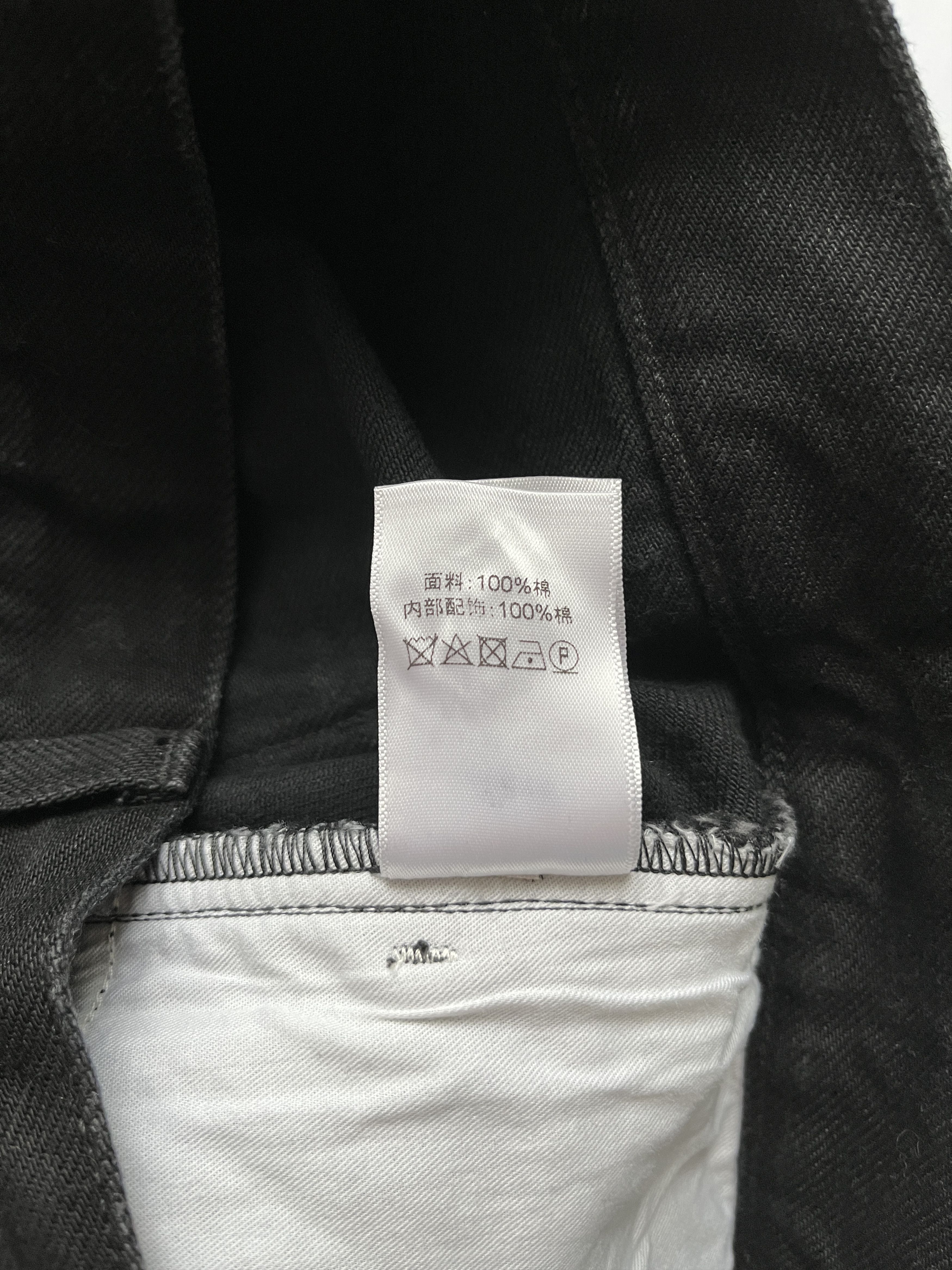 Celine ⚡️QUICK SALE⚡️Celine Phoebe Philo Black Cut Off Denim Jeans Size 27" / US 4 / IT 40 - 4 Thumbnail
