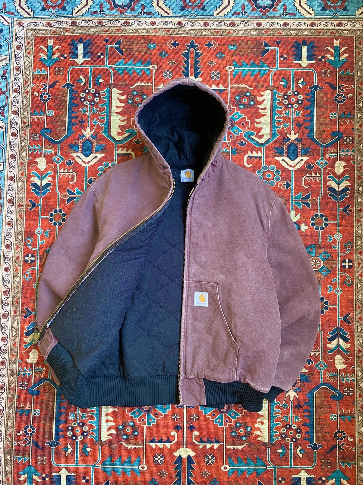 Carhartt SOLD OUT Vintage Carhartt J04 RUM Active Duck Jacket Size US L / EU 52-54 / 3 - 3 Thumbnail
