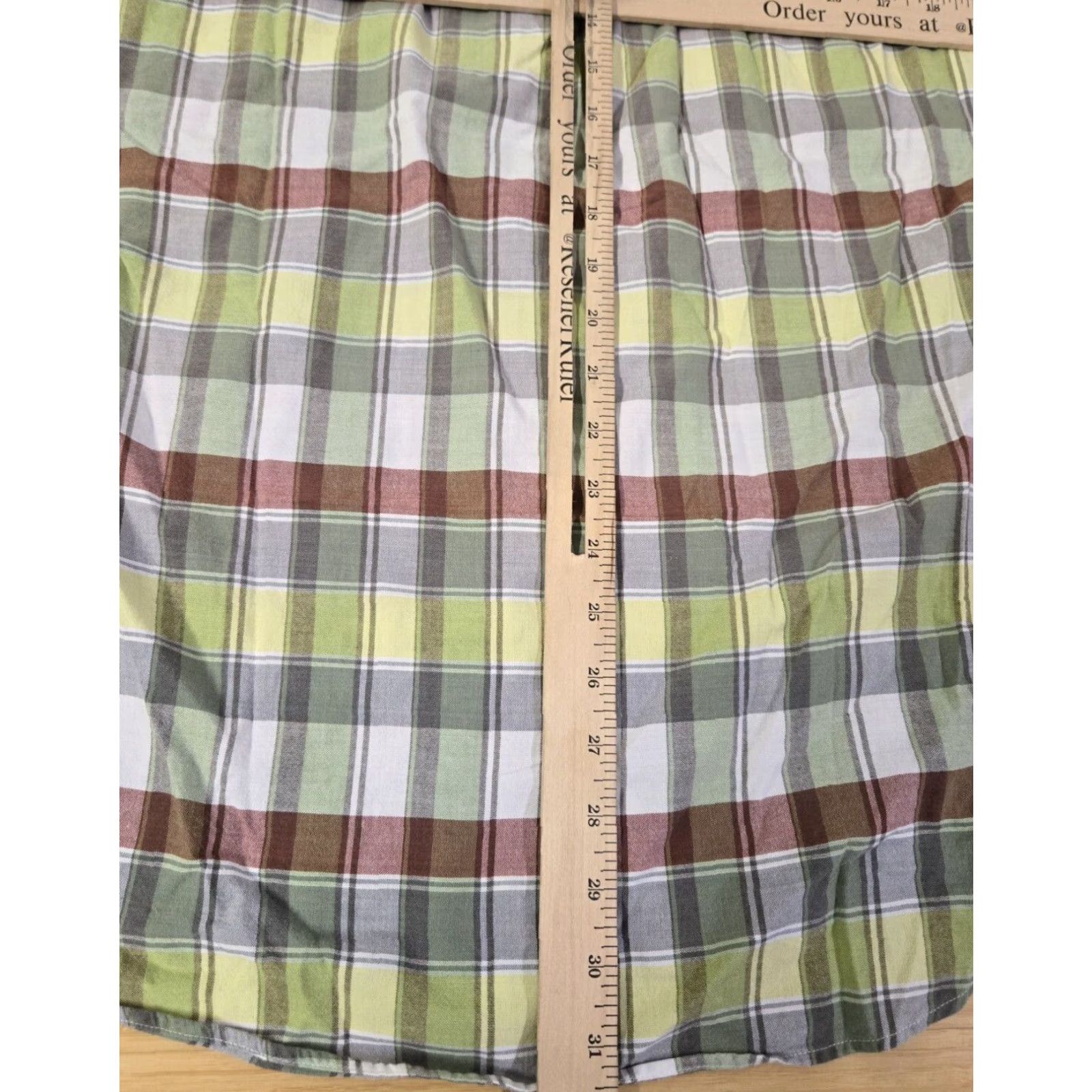 Pendleton Pendleton Shirt Mens Medium Green Plaid Short Sleeve Button Up Casual Wave Size US M / EU 48-50 / 2 - 8 Thumbnail