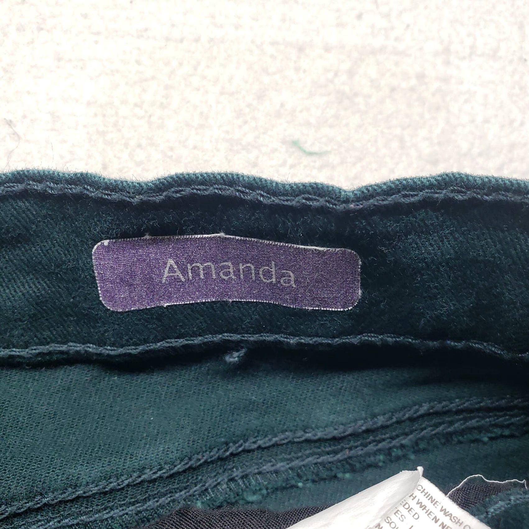 Gloria Vanderbilt Gloria Vanderbilt Amanda Pants Women Adult Size 14 Cotton Blend Denim Brown Stretch casual He pants 14 Womens Size 36" / US 14 / IT 50 - 4 Thumbnail