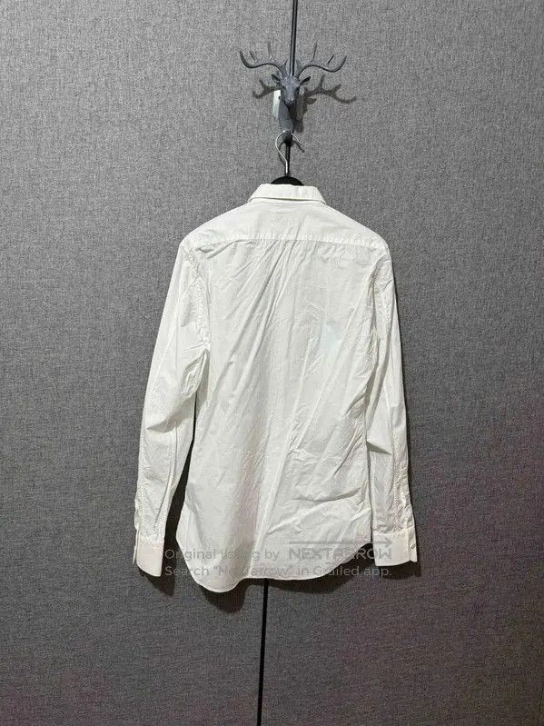 Alexander McQueen Alexander McQueen White Cotton Logo Shirt . Size US S / EU 44-46 / 1 - 2 Thumbnail