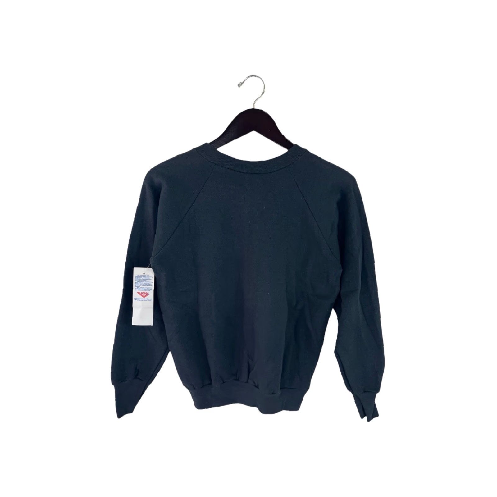 PONY VINTAGE PONY Sweatshirt Mens Small 80s Deadstock NWT Made in USA Gray Crew Neck Pullover Long Sleeve 50/50 Cotton Blend Size US S / EU 44-46 / 1 - 8 Thumbnail