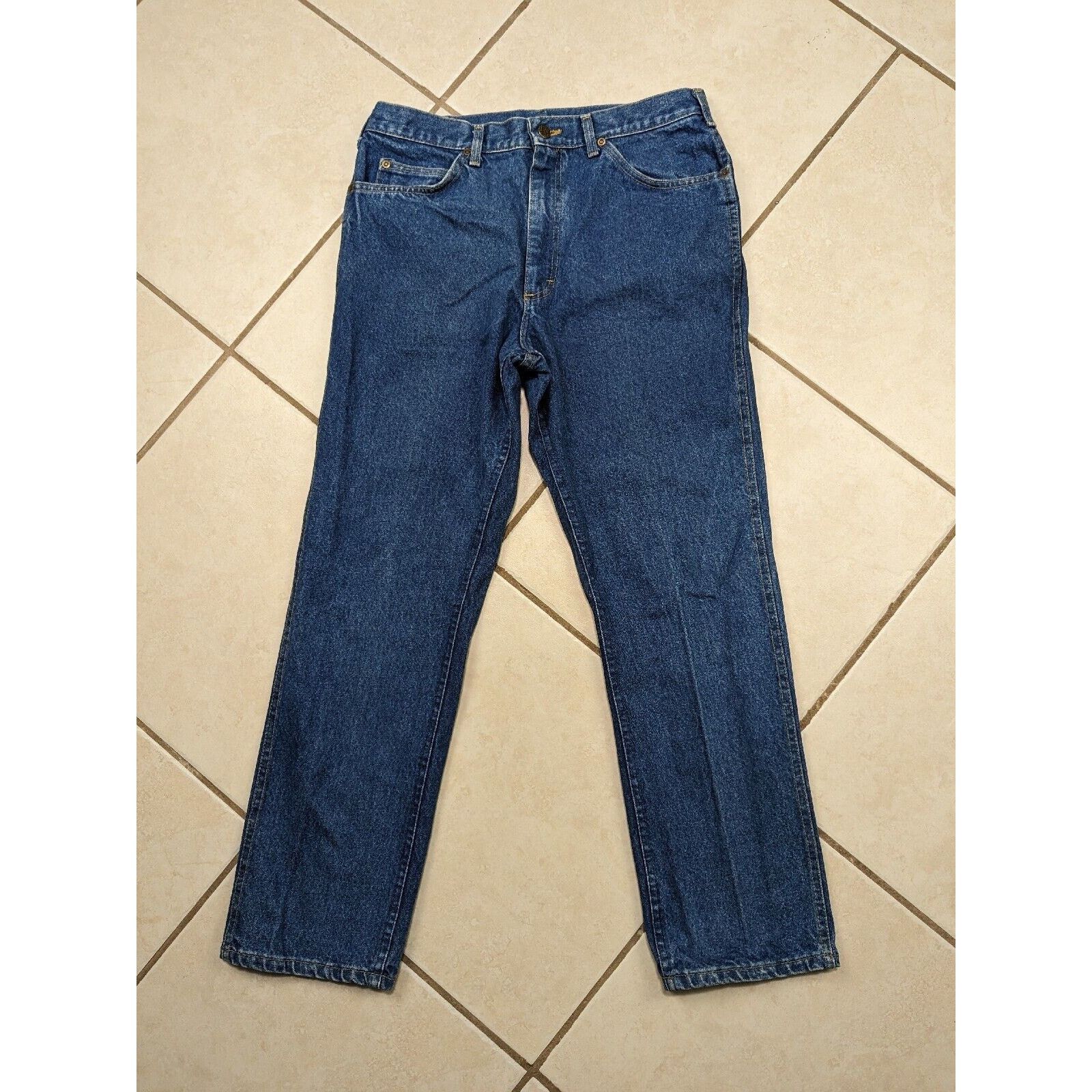 Lee Vtg Lee Riders Jeans Made in USA Blue Straight Leg Size 36 Size US 36 / EU 52 - 1 Thumbnail