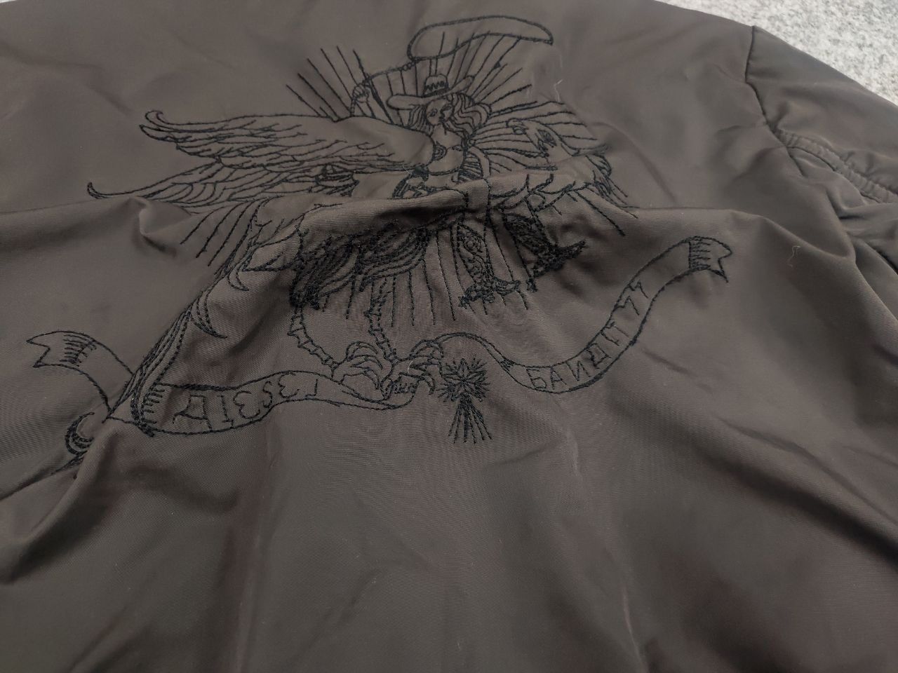 Diesel Archive Rare Vintage 00's Diesel Bandits Cropped Logo Jacket Size S / US 4 / IT 40 - 8 Thumbnail
