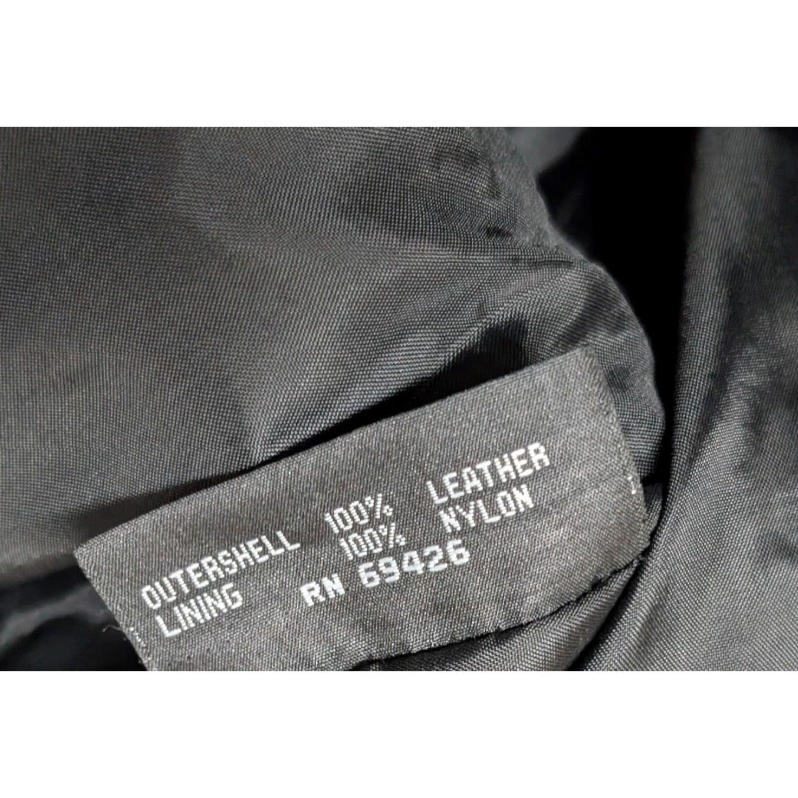 Vintage VINTAGE WILSONS Leather 32x30 Jeans Pants Black Motorcycle Pattern Loose Relaxed Straight Men’s 1990s SKATE Size US 32 / EU 48 - 6 Thumbnail