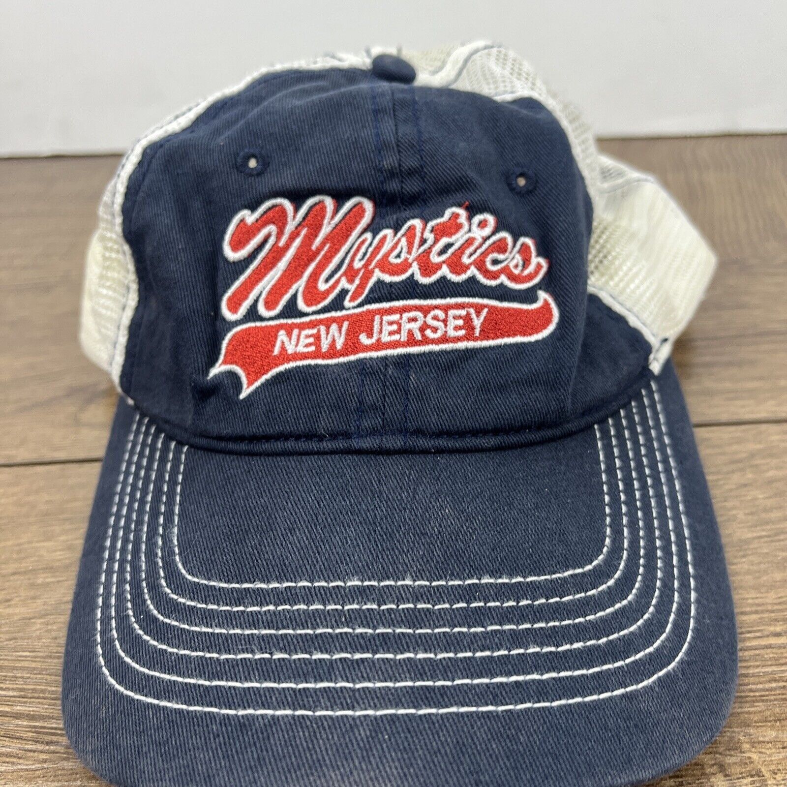 Other Mystics New Jersey Hat Blue Hat Adjustable Adult Size Hat Bl Size ONE SIZE - 6 Thumbnail