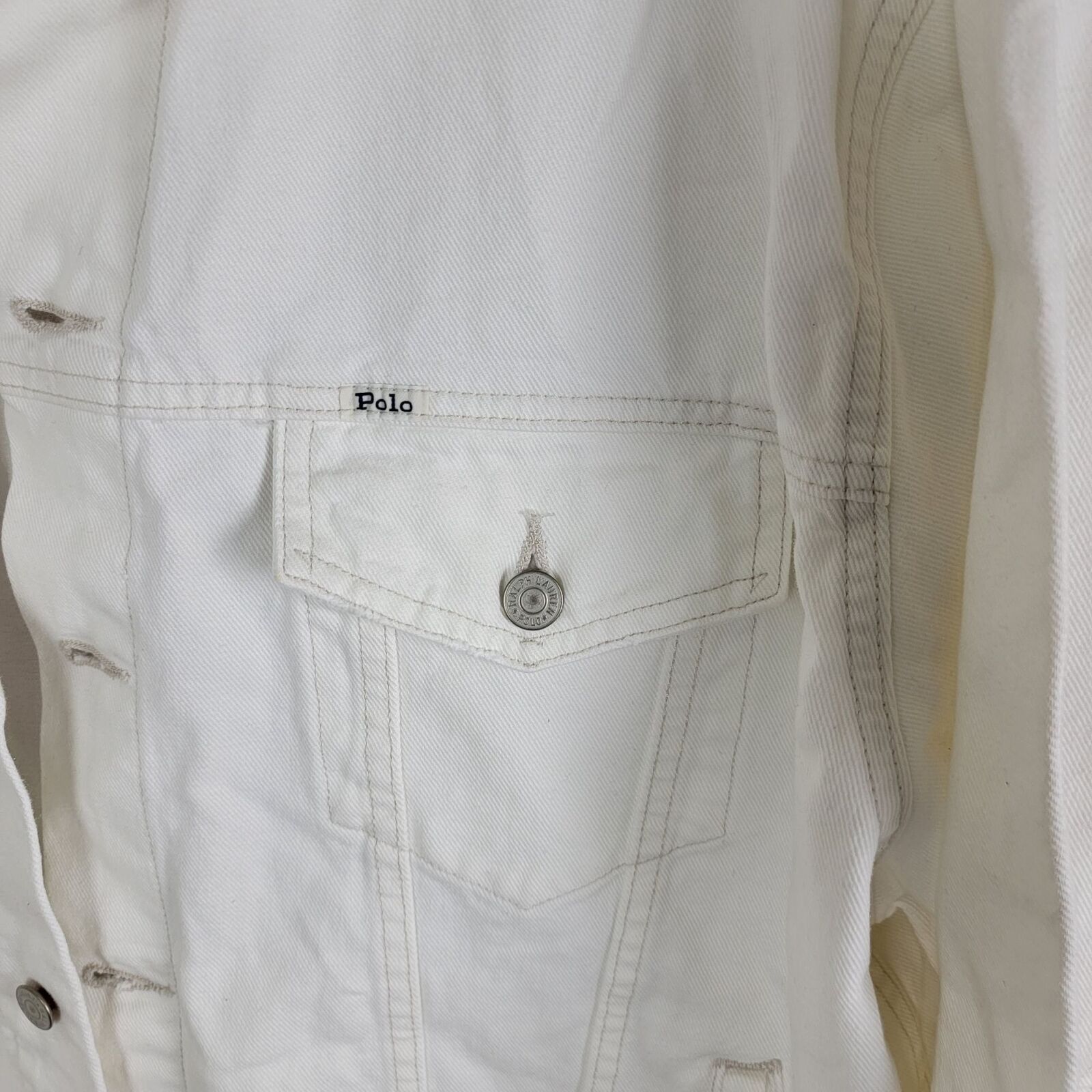 Polo Ralph Lauren Polo Ralph Lauren Circle P Patch Denim Jacket size XLT Size US XL / EU 56 / 4 - 5 Thumbnail