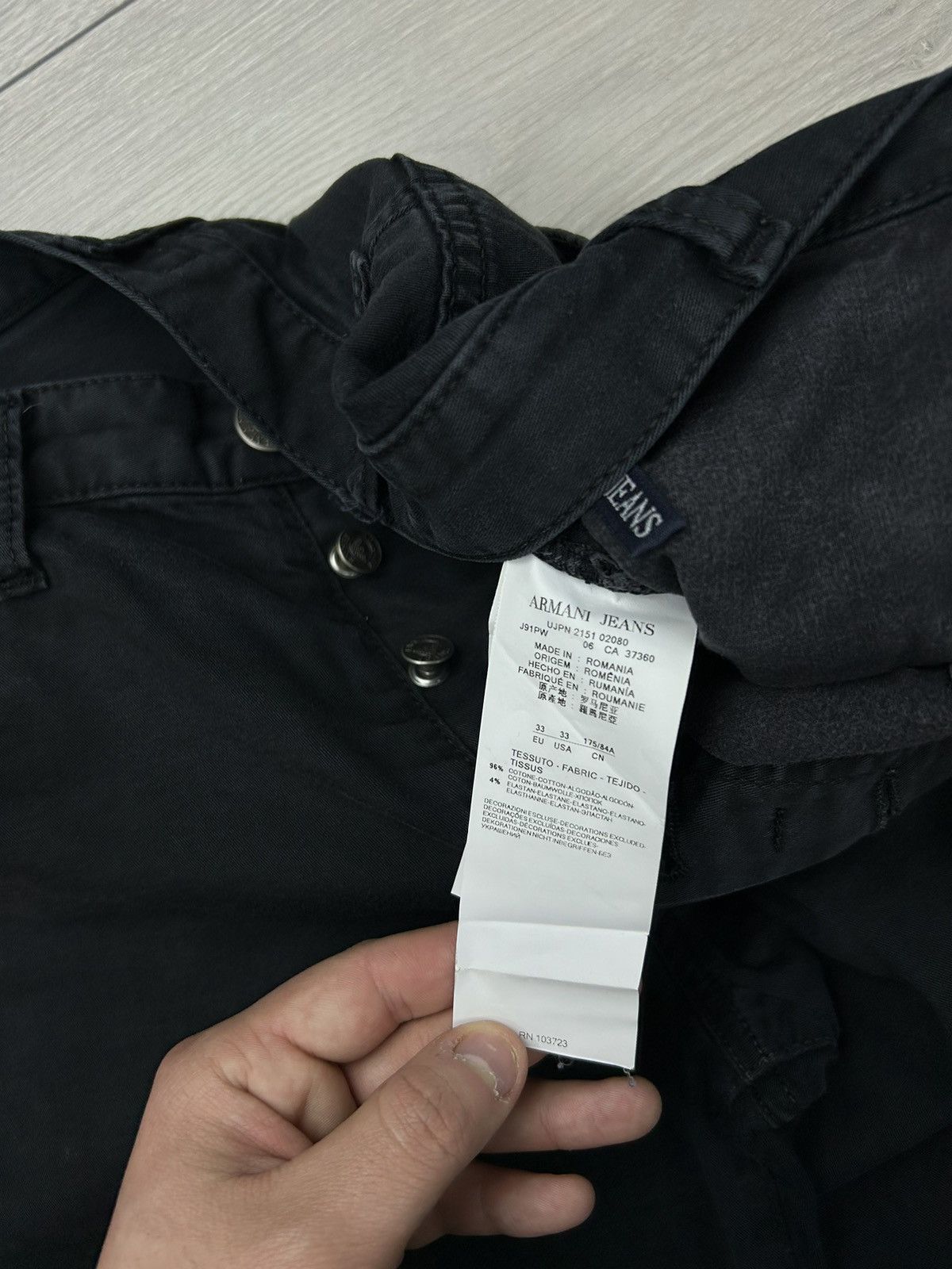 Armani × Vintage Armani Jeans Vintage Casual Pant size 33/34 Size US 33 - 6 Thumbnail