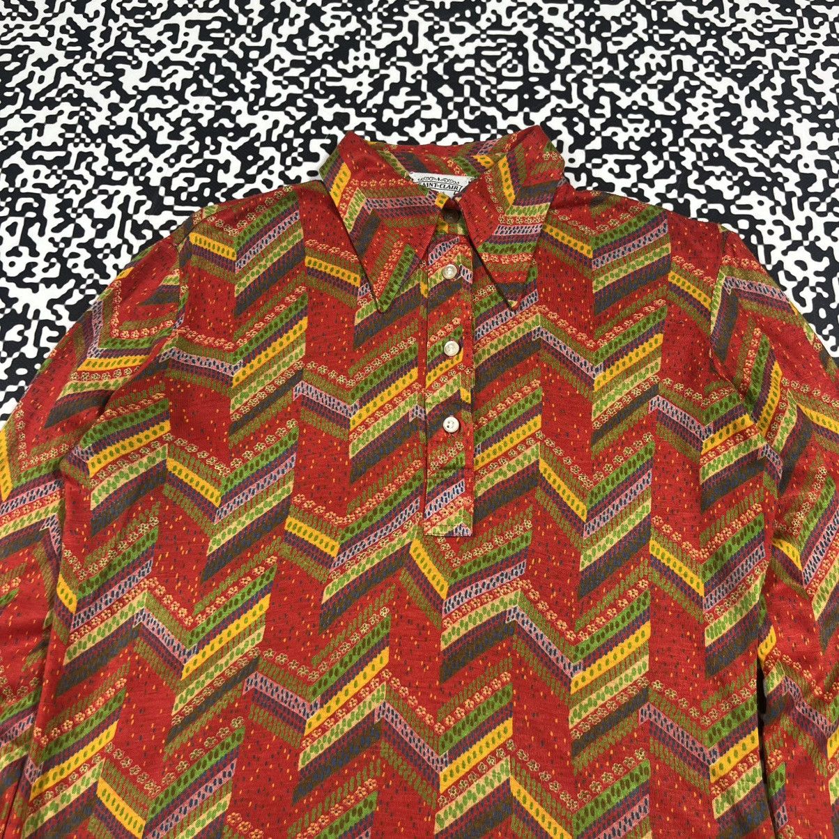Vintage Vintage 90s Saint Clair Paris Retro Style Luxury Shirt Size M / US 6-8 / IT 42-44 - 7 Thumbnail