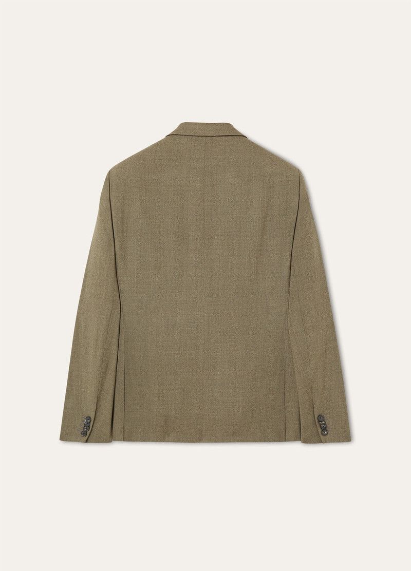 Loro Piana o1srvl11e0426 FAP2825 Milano Blazer in Khaki Size US L / EU 52-54 / 3 - 6 Thumbnail