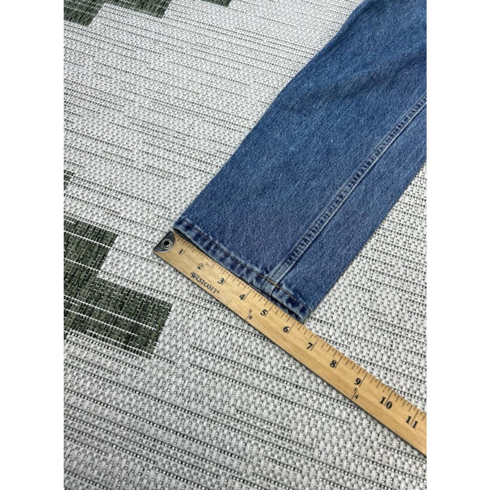 Everlane Everlane The Curvy 90s Cheeky Straight Crop Jeans Womens 26 Blue High Rise 24x26 Size 26" / US 2 / IT 38 - 6 Thumbnail