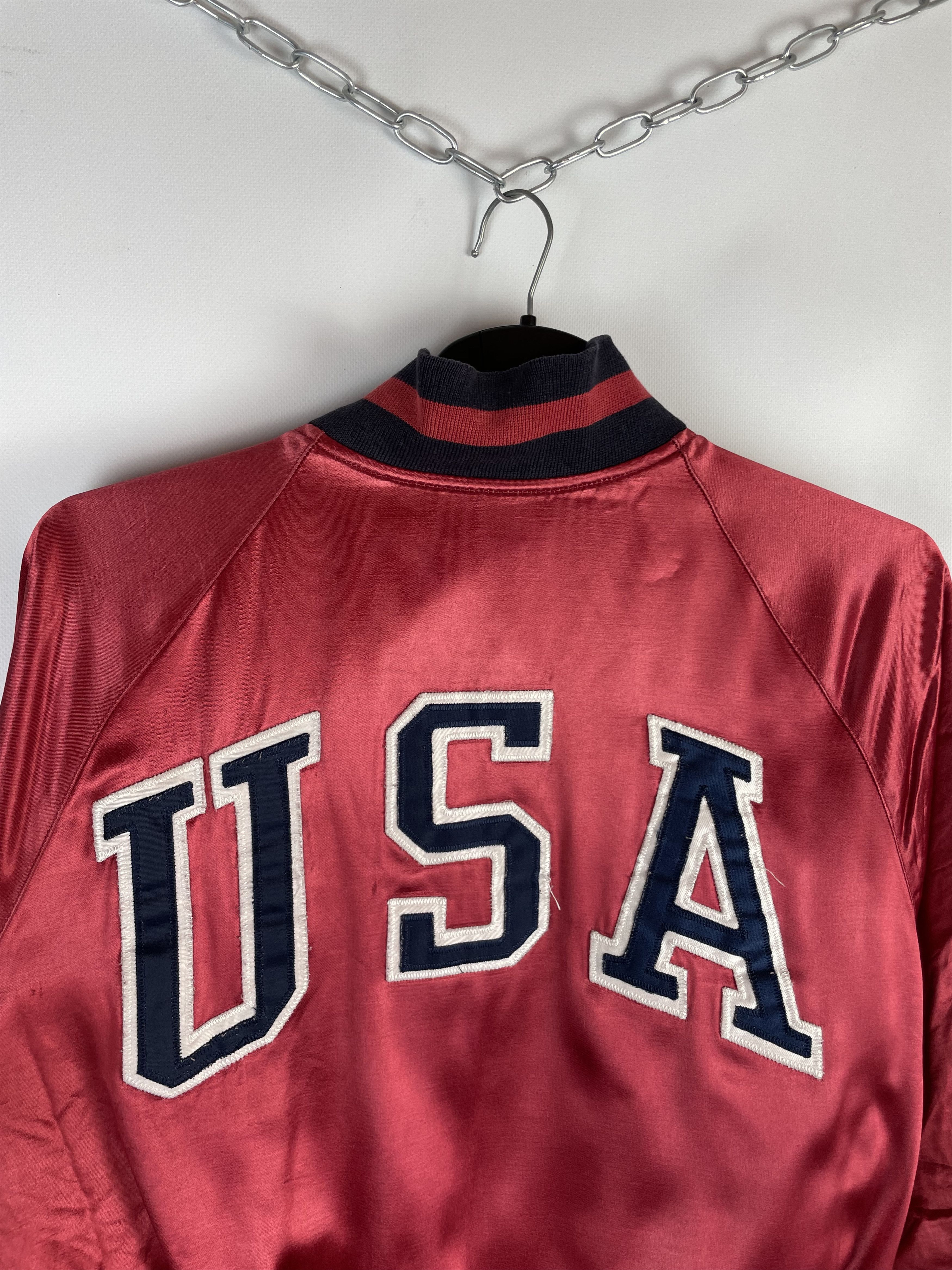 Polo Ralph Lauren Rare Vintage Polo Ralph Lauren Satin Jacket USA 80s Size US L / EU 52-54 / 3 - 12 Thumbnail