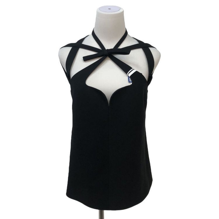 Gucci Gucci Black Silk Blend Bow Detail Blouse Size IT 38 Size XS / US 0-2 / IT 36-38 - 1 Thumbnail