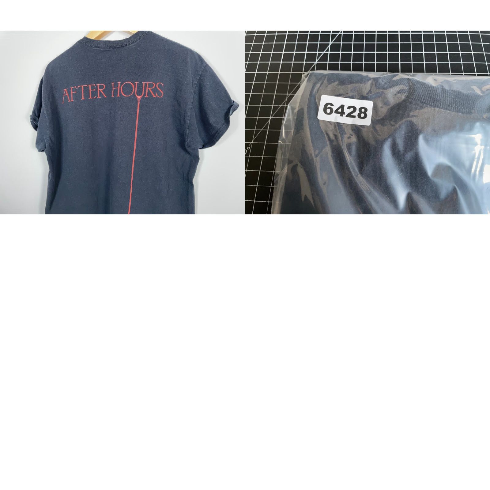 Vintage VINTAGE XO The Weeknd After Hours Tour T-Shirt Adult Large Black Graphic Print Official Mens Size US L / EU 52-54 / 3 - 8 Thumbnail