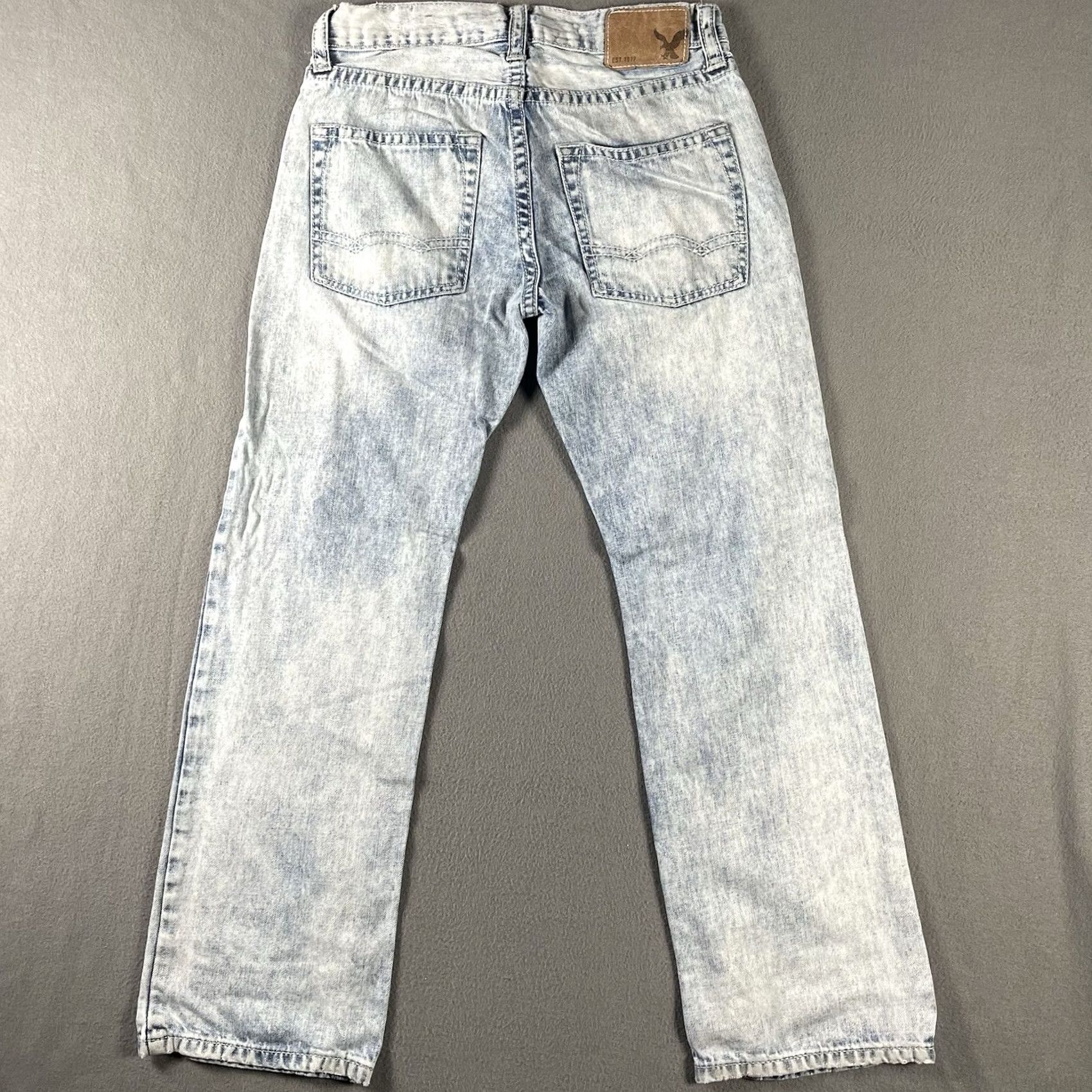 American Eagle Outfitters VINTAGE American Eagle Jeans Mens 28/30 Boot Cut Light Denim Distressed 90s Size US 28 / EU 44 - 4 Thumbnail