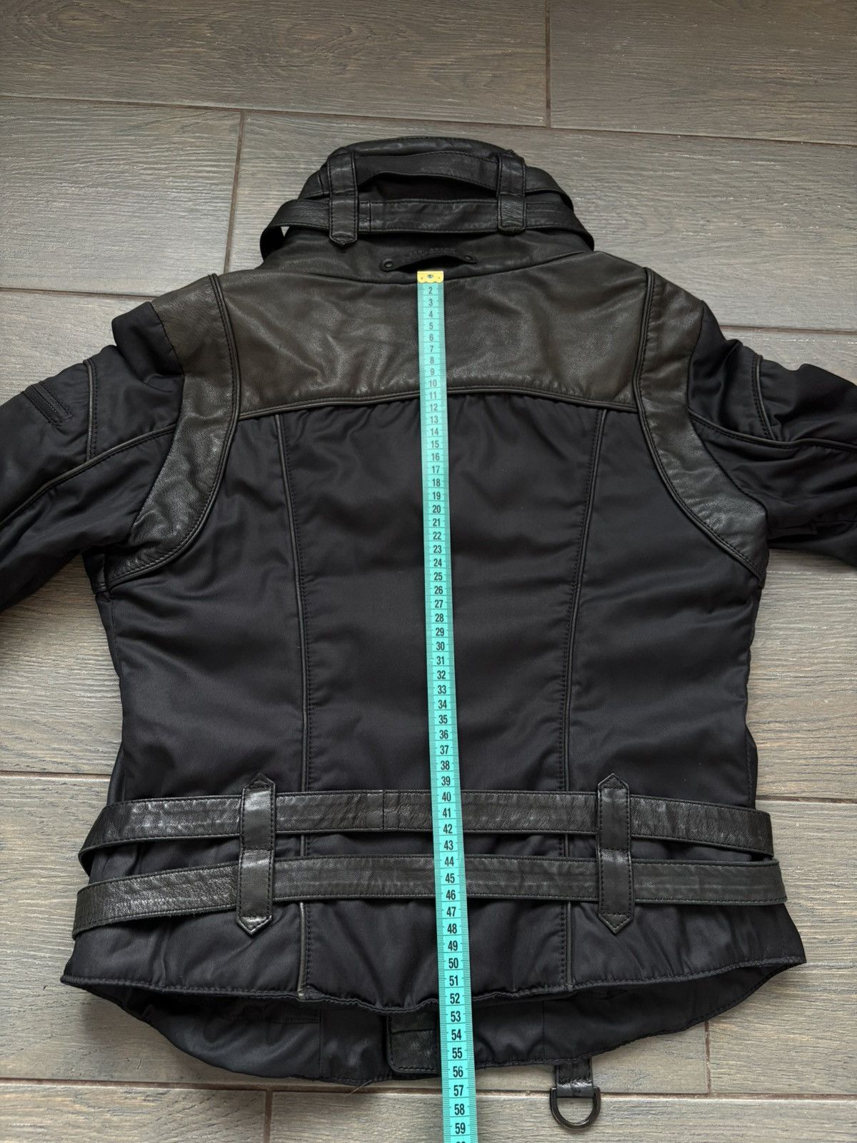 Diesel Rare Diesel Leather Belted Biker Avant Garde Jacket sz L Size L / US 10 / IT 46 - 23 Thumbnail