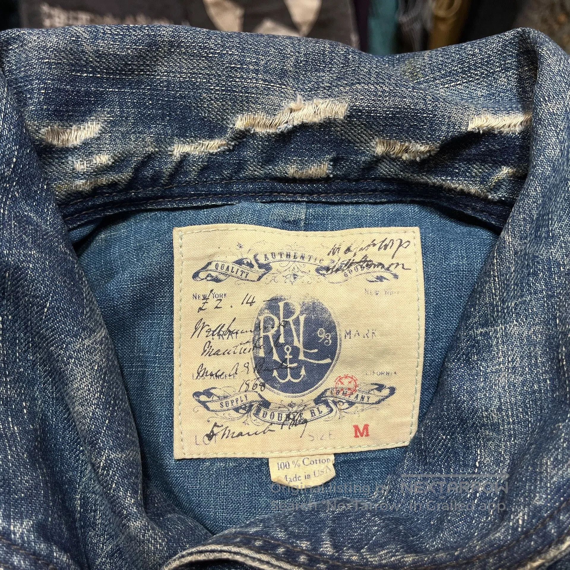 RRL Ralph Lauren RRL Vintage Navy Double. Size US M / EU 48-50 / 2 - 3 Thumbnail