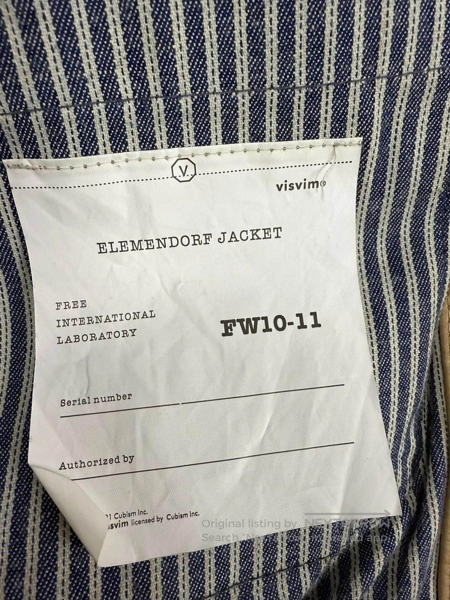 VINNY's Vintage Visvim Men's Leather Jacket. Size US S / EU 44-46 / 1 - 5 Thumbnail