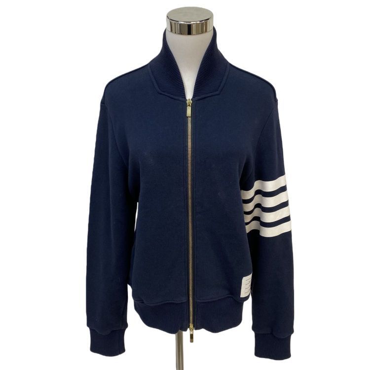 Thom Browne Thom Browne 4-Bar Zip Up Bomber Jacket Size 1 Size US S / EU 44-46 / 1 - 1 Thumbnail