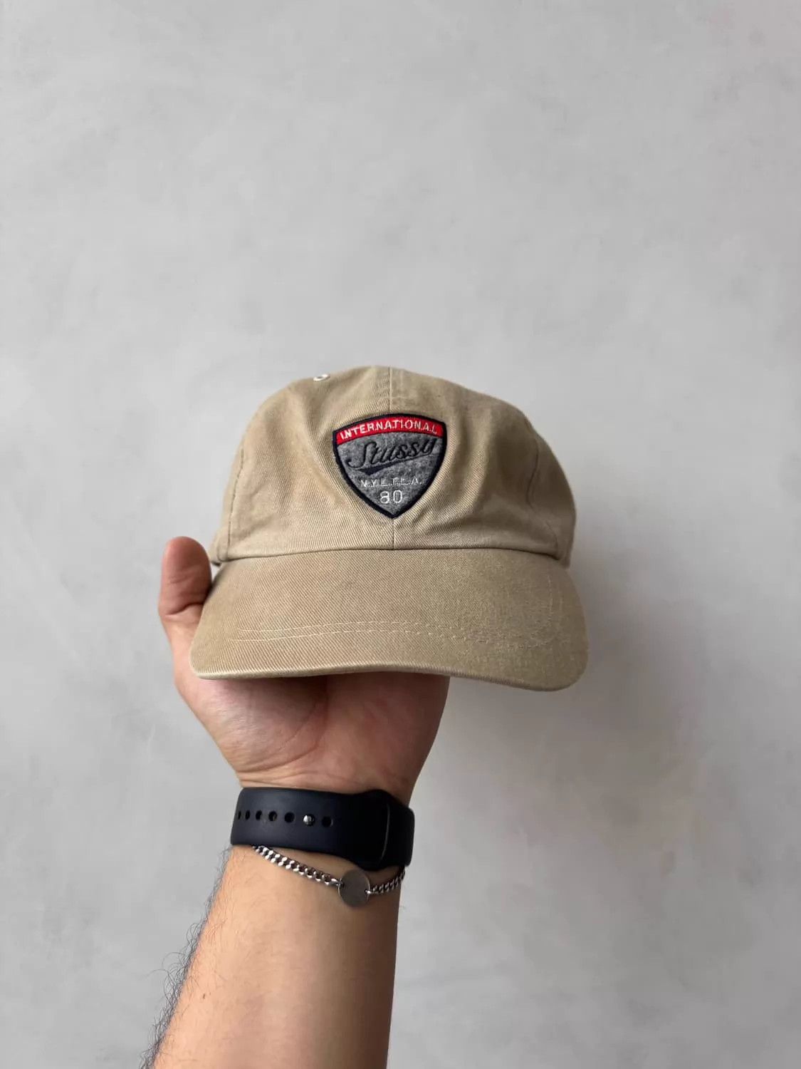 Stussy Stussy Vintage Distressed Knight Shield Logo Hat Unisex 1/1 Size ONE SIZE - 1 Thumbnail