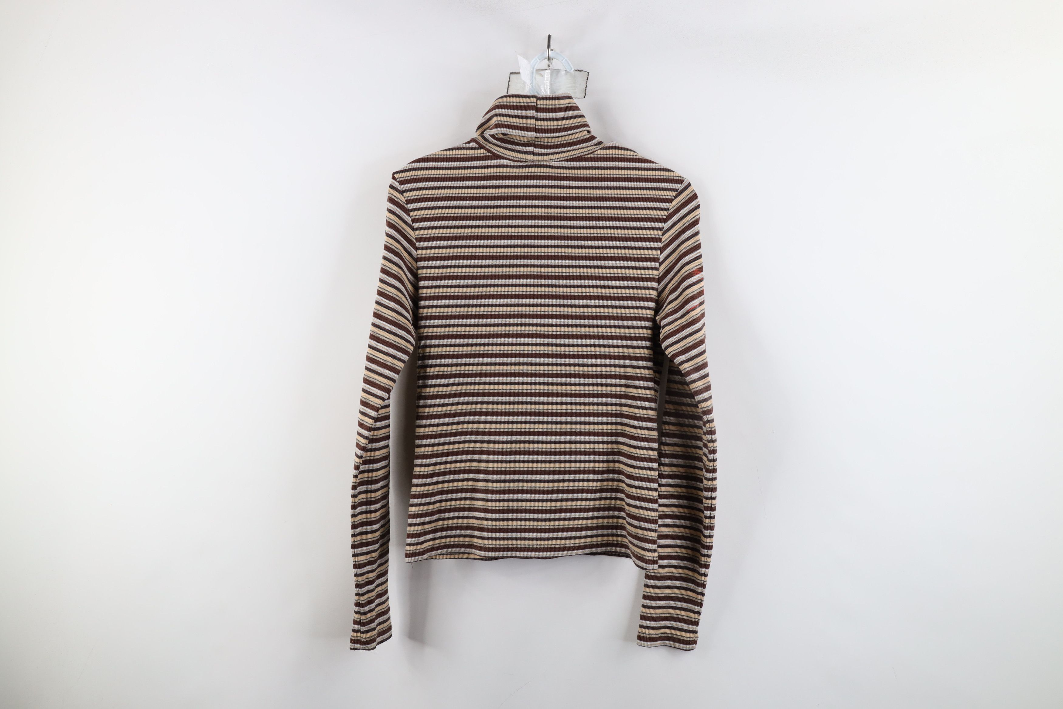 Vintage Vintage 90s Streetwear Ribbed Knit Turtleneck T-Shirt Size M / US 6-8 / IT 42-44 - 8 Thumbnail