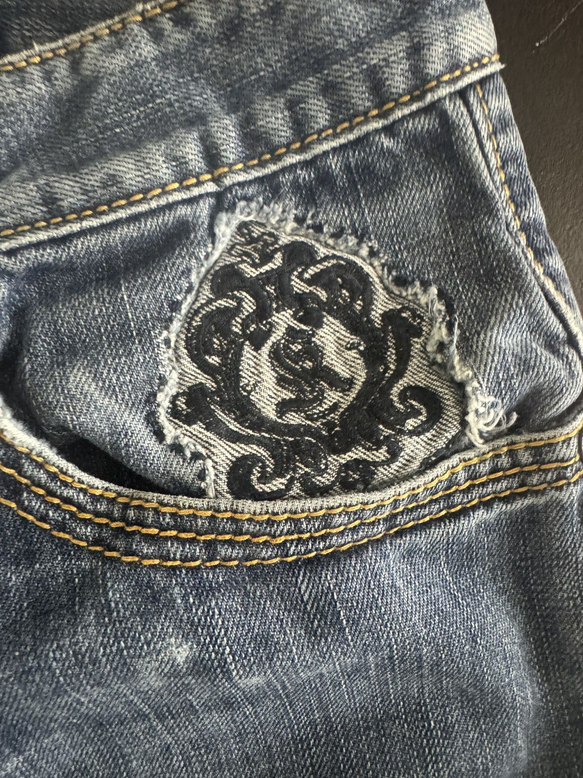Japanese Brand Kanji Collection Denim Jeans Size US 38 / EU 54 - 8 Thumbnail