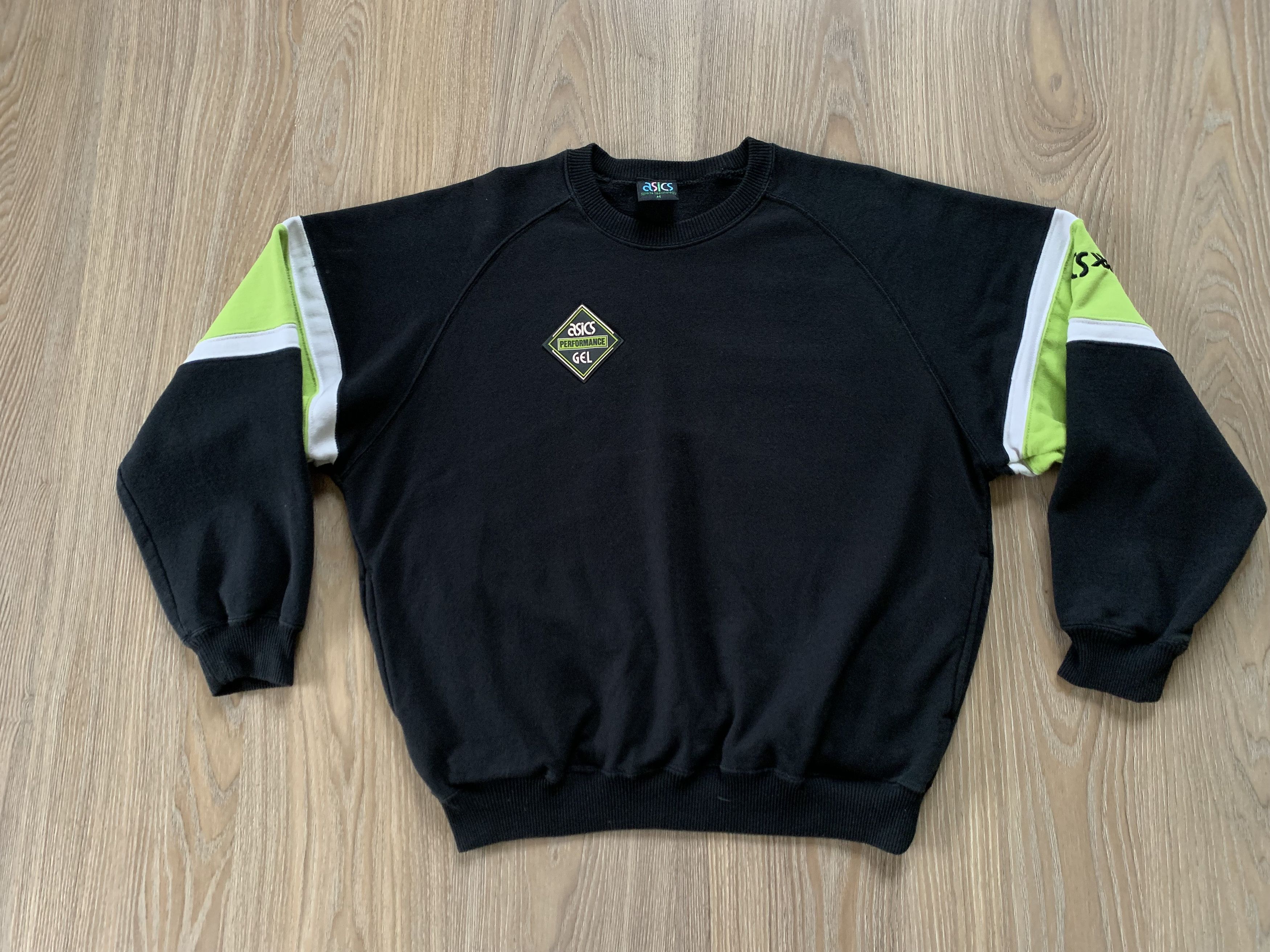Asics × Japanese Brand × Vintage Asics Rare Performance Gel Vintage Sweatshirt Size US M / EU 48-50 / 2 - 2 Thumbnail