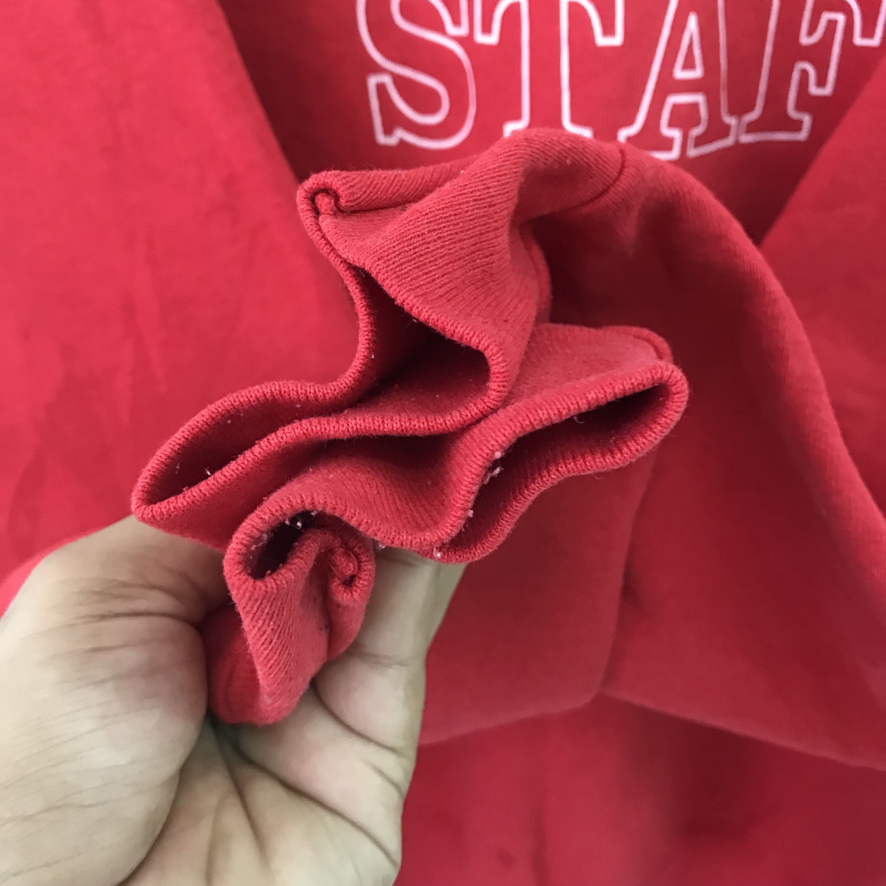 Vintage Vintage 90's Creek Staff Red Sweatshirt - 600 Size US XXL / EU 58 / 5 - 5 Thumbnail
