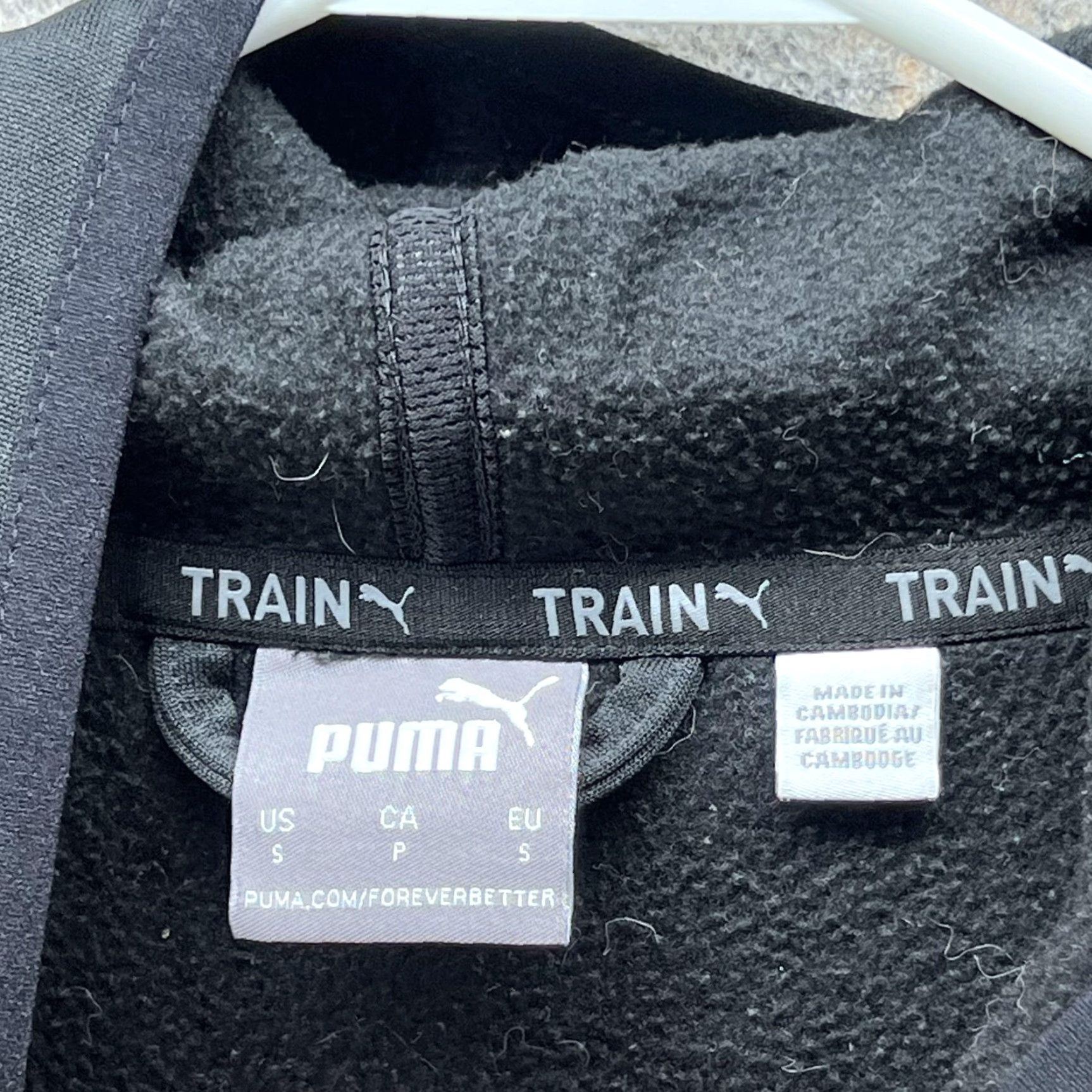 Puma Puma Hoodie Mens S Black Yellow Pullover Fleece Sweatshirt Training Logo Graphic Print Kangaroo Pocket Size US S / EU 44-46 / 1 - 4 Thumbnail