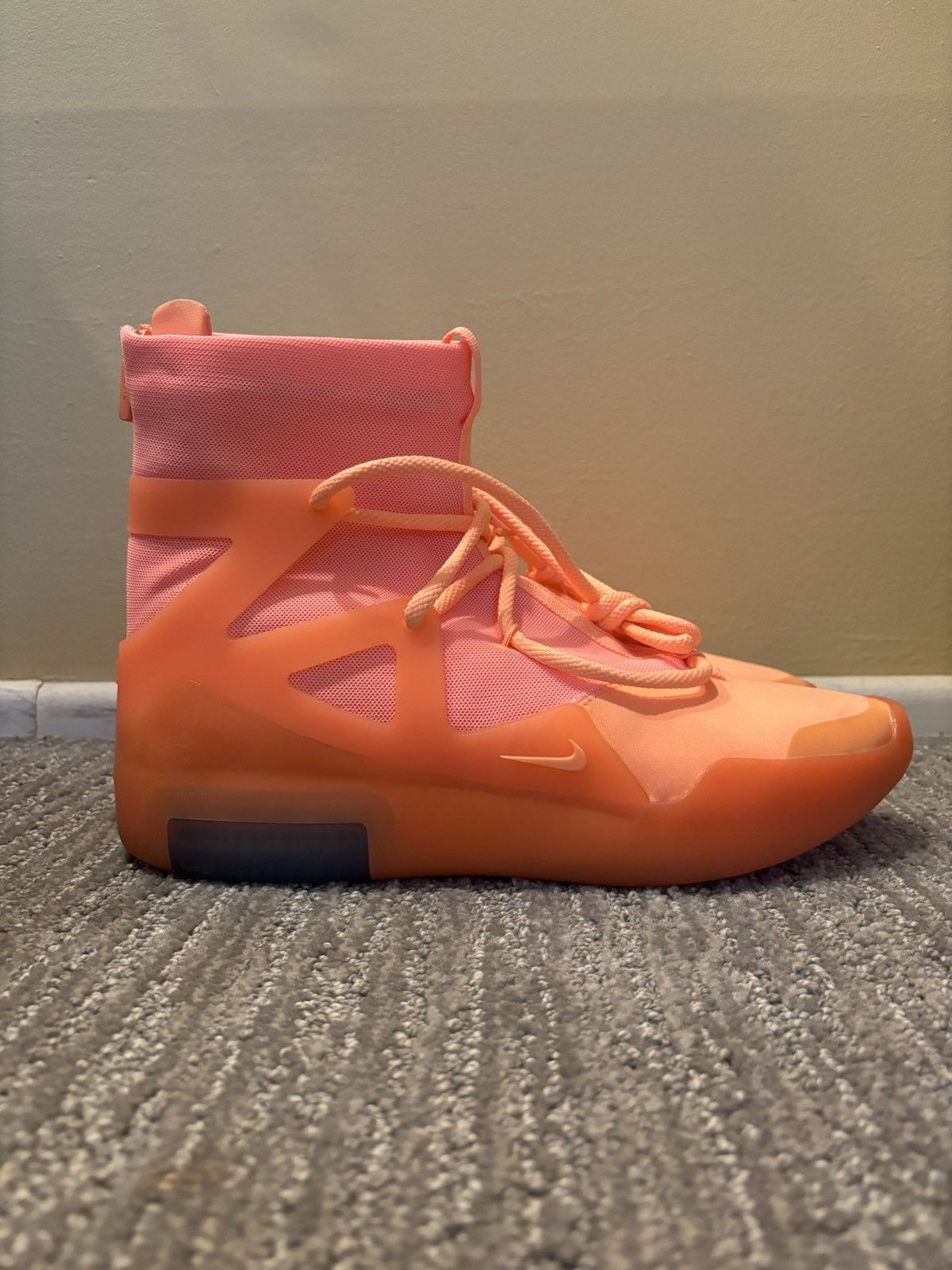 Fear of God Nike Air Fear of God 1 Orange Pulse size 10.5 no box Grailed