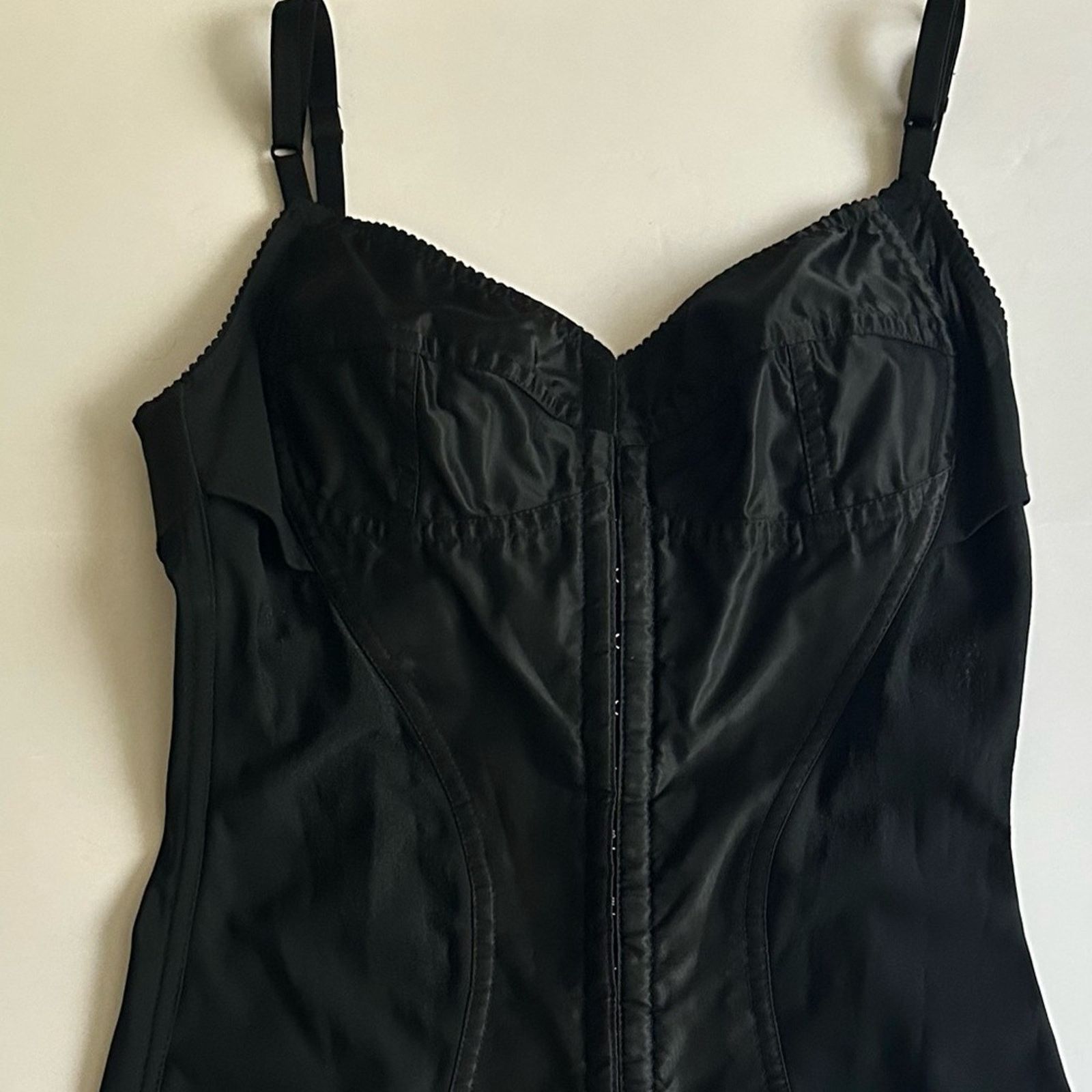 Dolce & Gabbana VINTAGE Black Satin Lingerie Corset Bustier Dress IT 42 Size M / US 6-8 / IT 42-44 - 12 Thumbnail