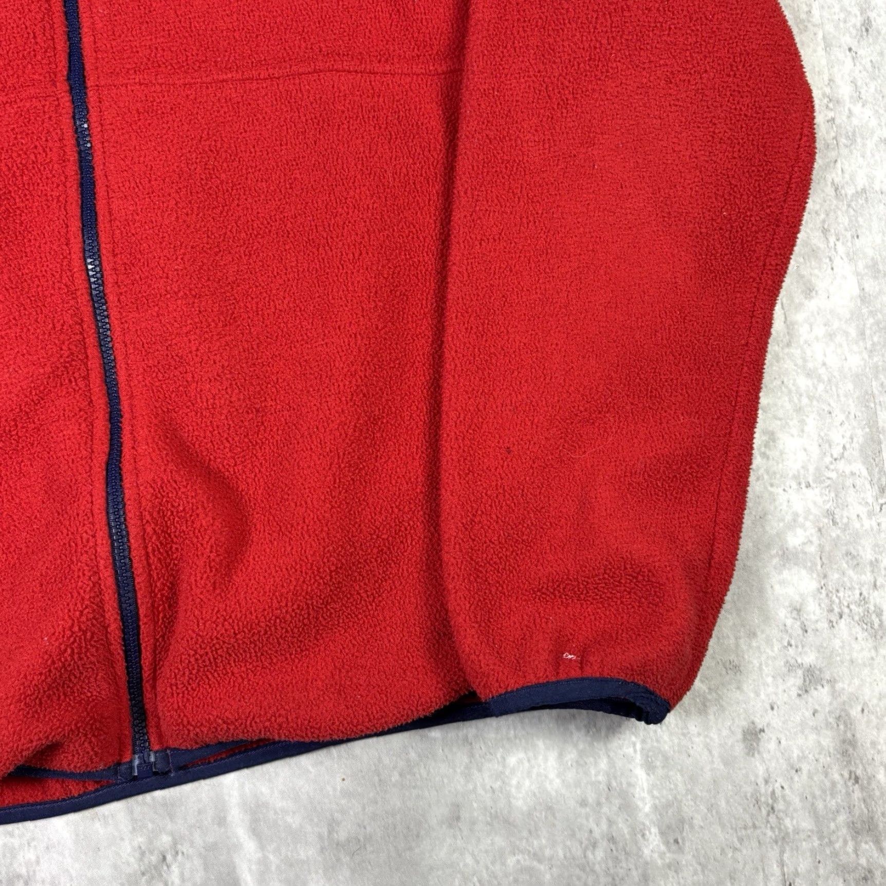 Vintage VINTAGE L.L.Bean Outdoors Red Sherpa Fleece Jacket Full Zip XL Mens Size US XL / EU 56 / 4 - 4 Thumbnail