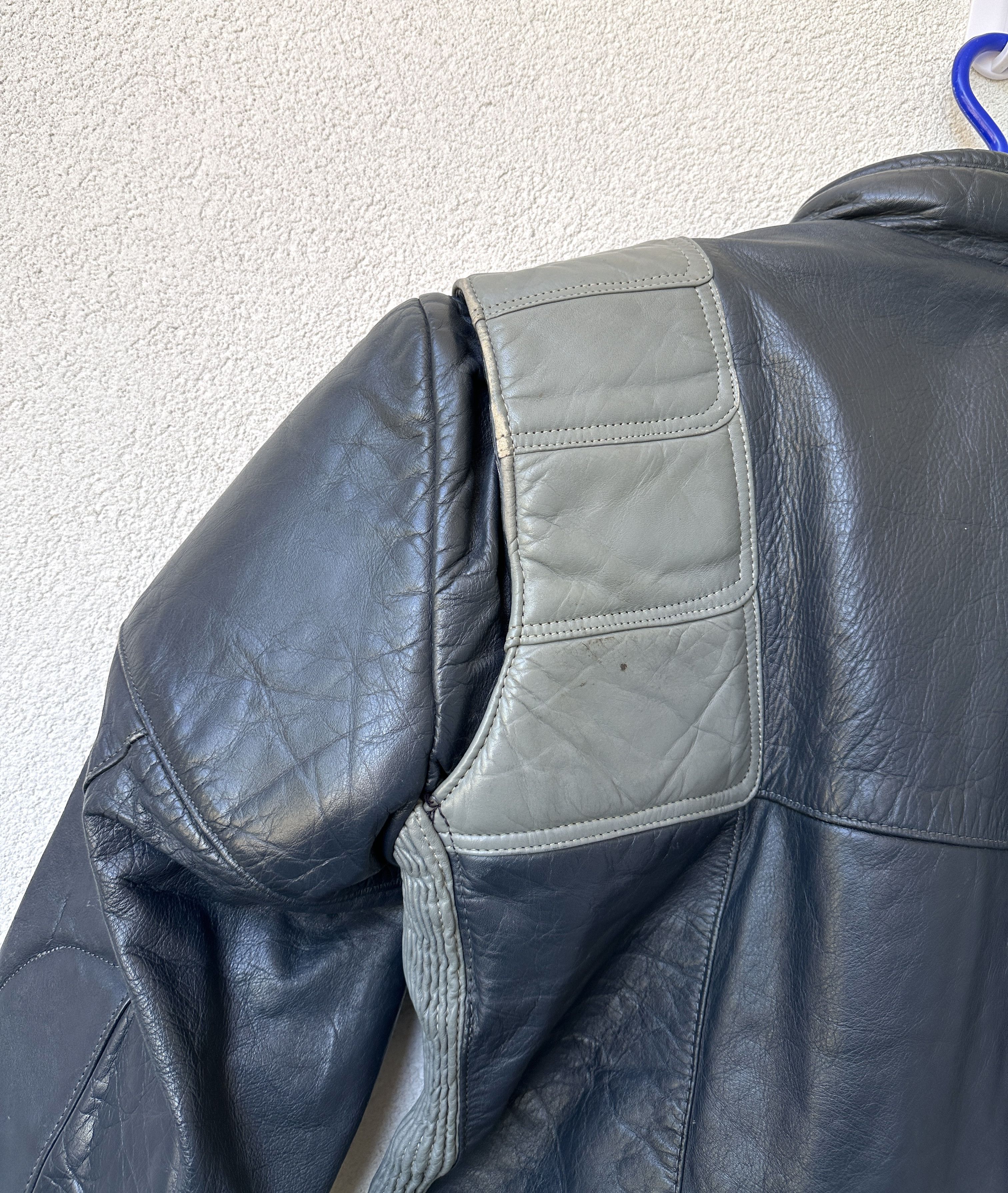 Vintage Rare leather boxy jacket motorcycle racing oversize Size L / US 10 / IT 46 - 11 Thumbnail