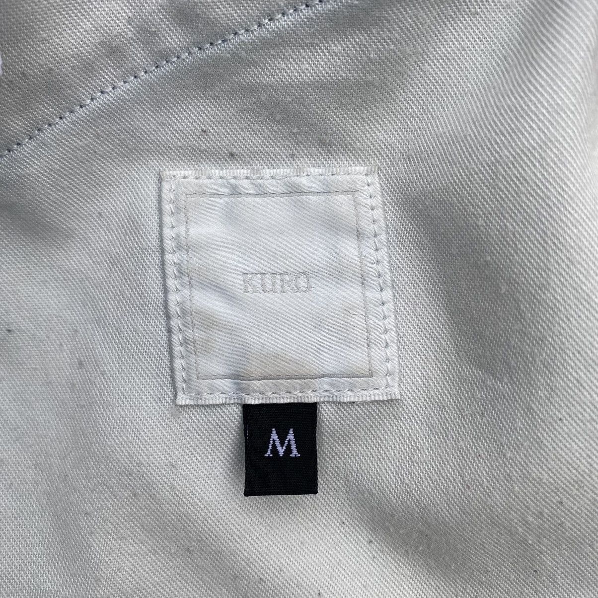 Japanese Brand KURO Hybrid Selvedge Repaired Jeans VISVIM KAPITAL STYLE Size US 29 - 10 Thumbnail