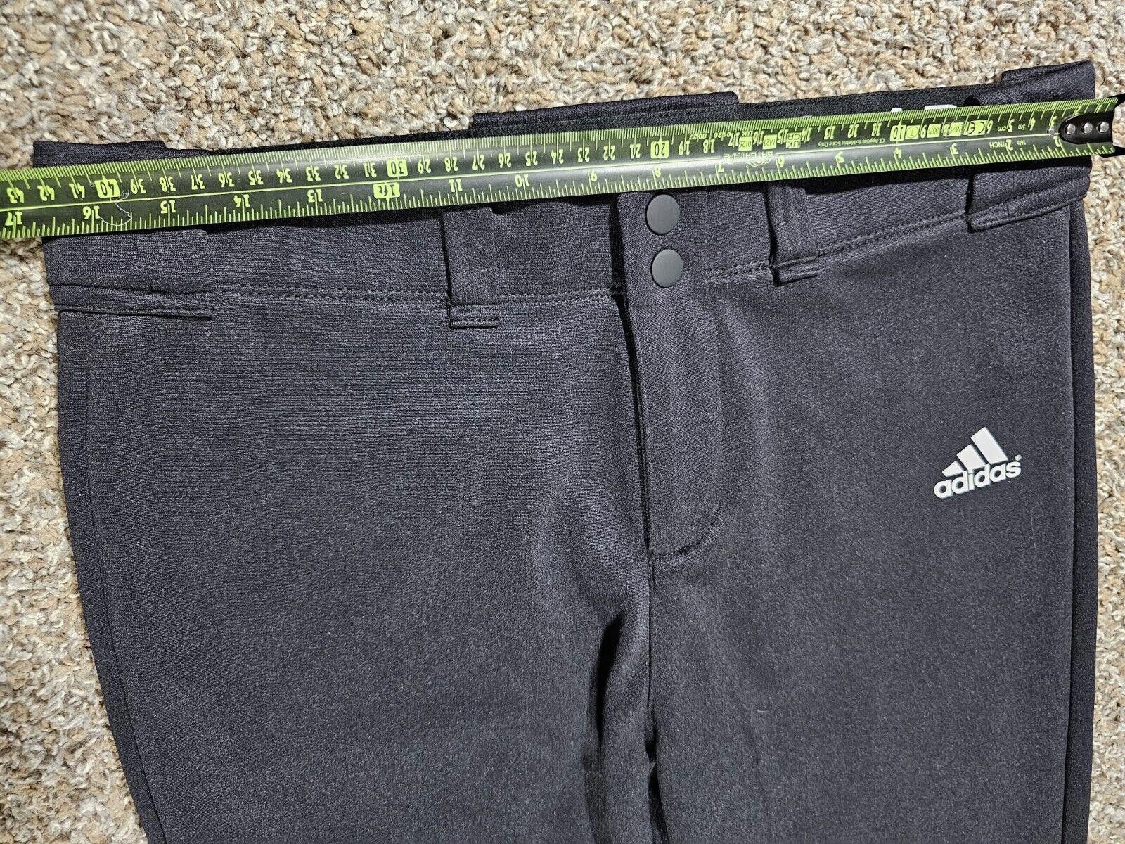 Adidas Adidas Climalite Traditional Baseball Softball Pants Black M Size ONE SIZE - 6 Thumbnail