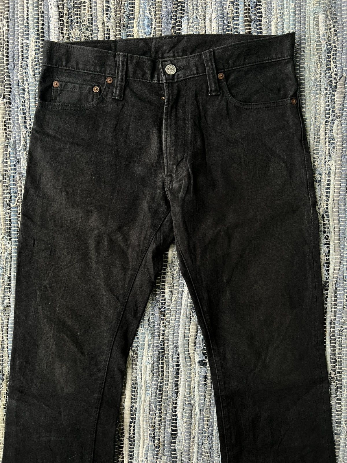 Skull Jeans by an Alchemist Super Flare Skulls Jeans Goth Post Apocalypse Denim Jeans Size US 30 / EU 46 - 6 Thumbnail