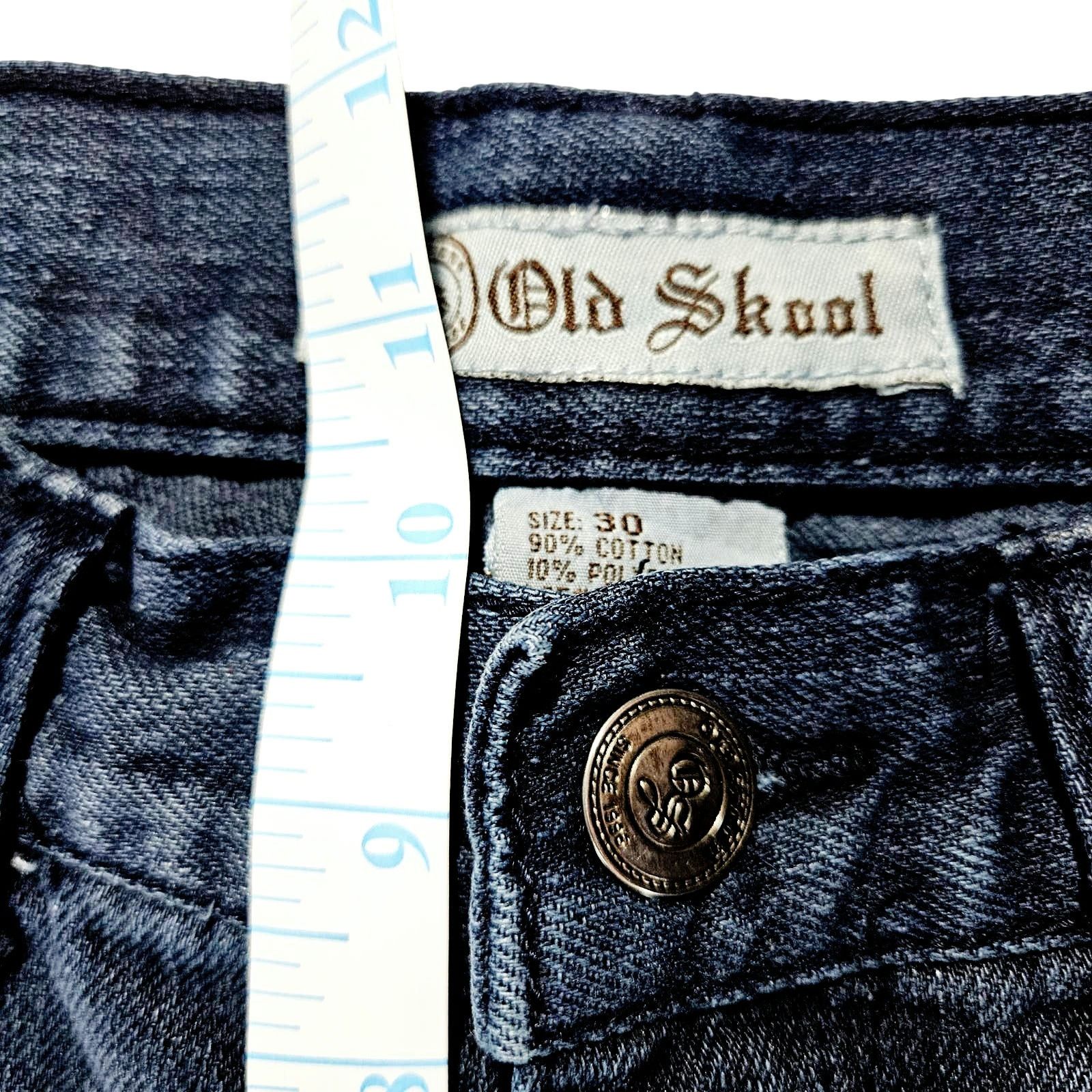 Other VTG EUC Old Skool Straight Leg Jeans Sz. 30X31 Dark Wash Size US 30 / EU 46 - 5 Thumbnail