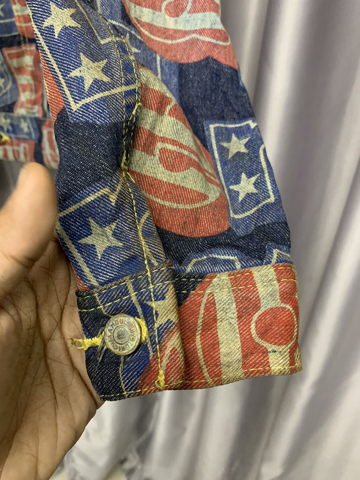 Hysteric Glamour 📌RARE📌VINTAGE HYSTERIC GLAMOUR DENIM JACKET FULLPRINT Size M / US 6-8 / IT 42-44 - 7 Thumbnail