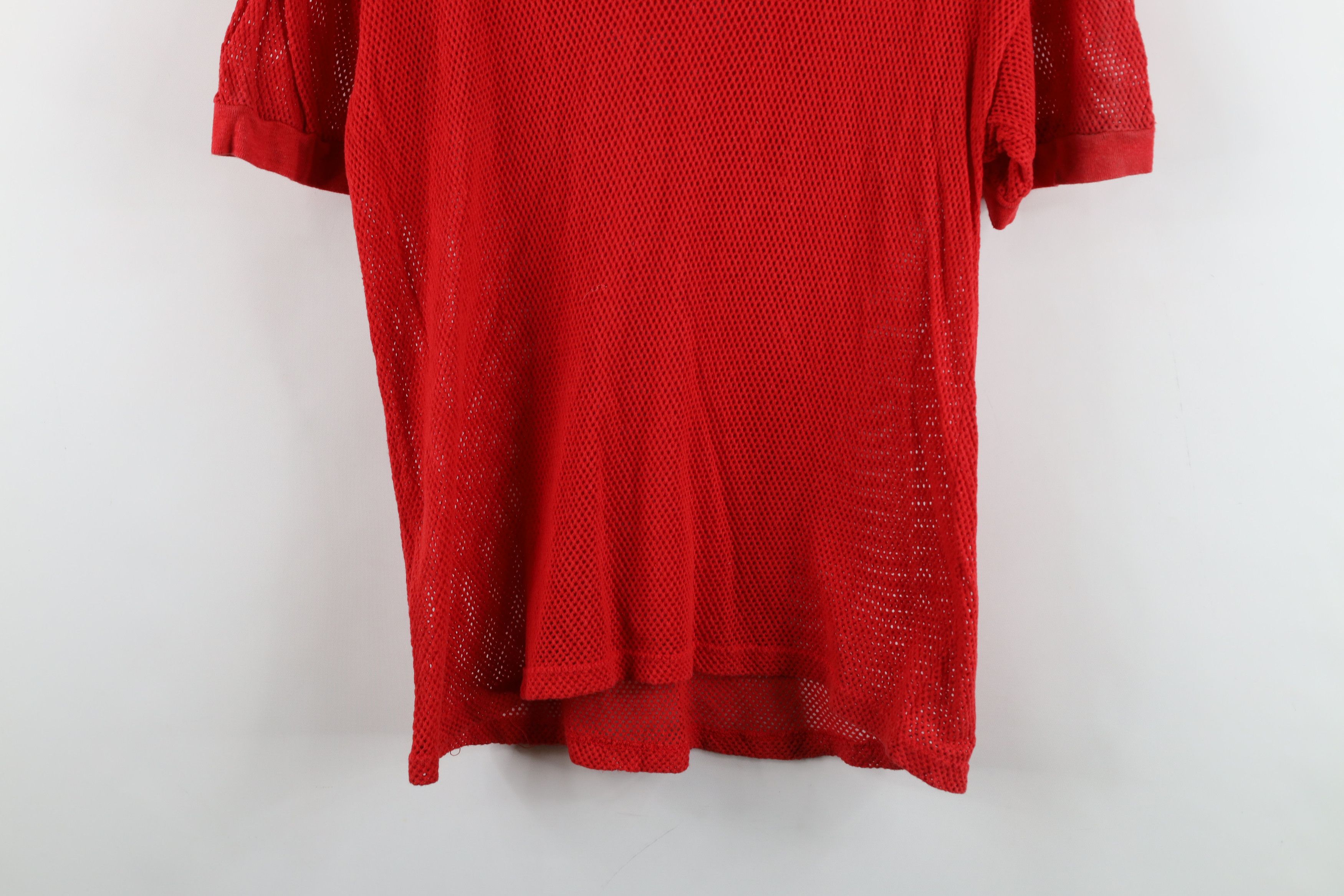 Vintage Vintage 80s 90s Streetwear Mesh Ringer T-Shirt Gay Pride Size US L / EU 52-54 / 3 - 10 Thumbnail