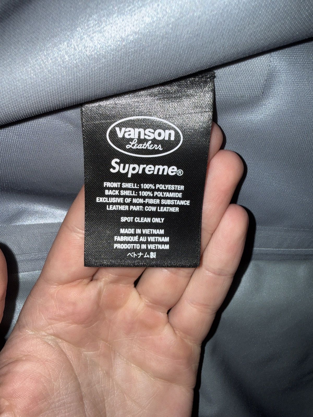 Supreme × Vanson Leathers Supreme Vanson Shell Jacket Size US M / EU 48-50 / 2 - 7 Thumbnail