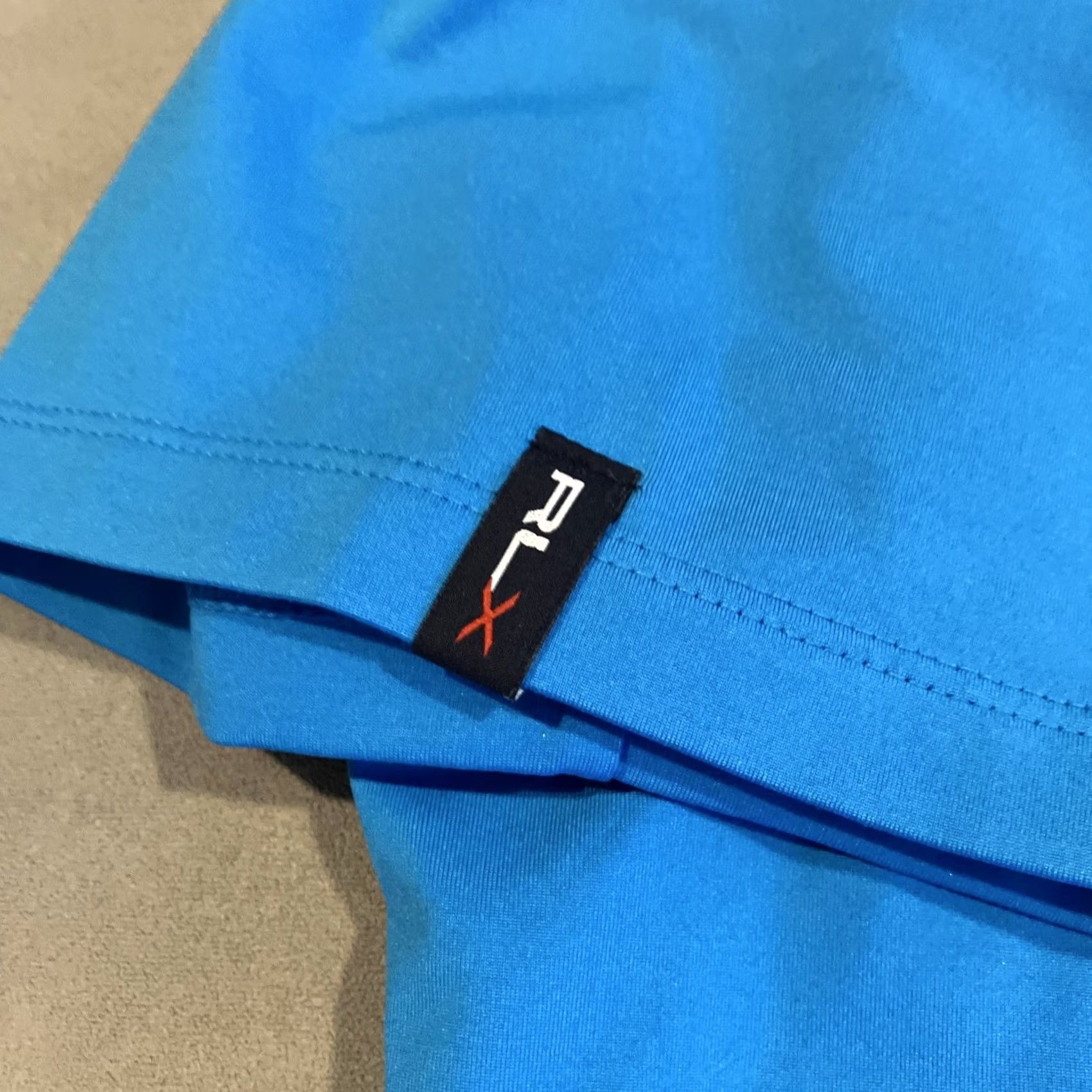 Vintage RLX Mens L Blue Awesome OPEN CHAMBERS BAY Teal Golf Polo Men Size US L / EU 52-54 / 3 - 3 Thumbnail