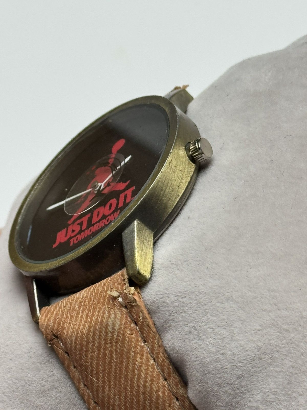 Vintage Just Do It Tomorrow Funny vintage watch Size ONE SIZE - 3 Thumbnail