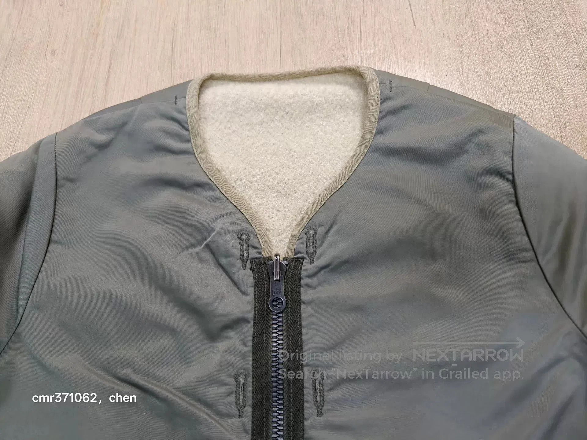 Visvim Green Zip-Up Light Jacket Size M. Size US M / EU 48-50 / 2 - 2 Thumbnail