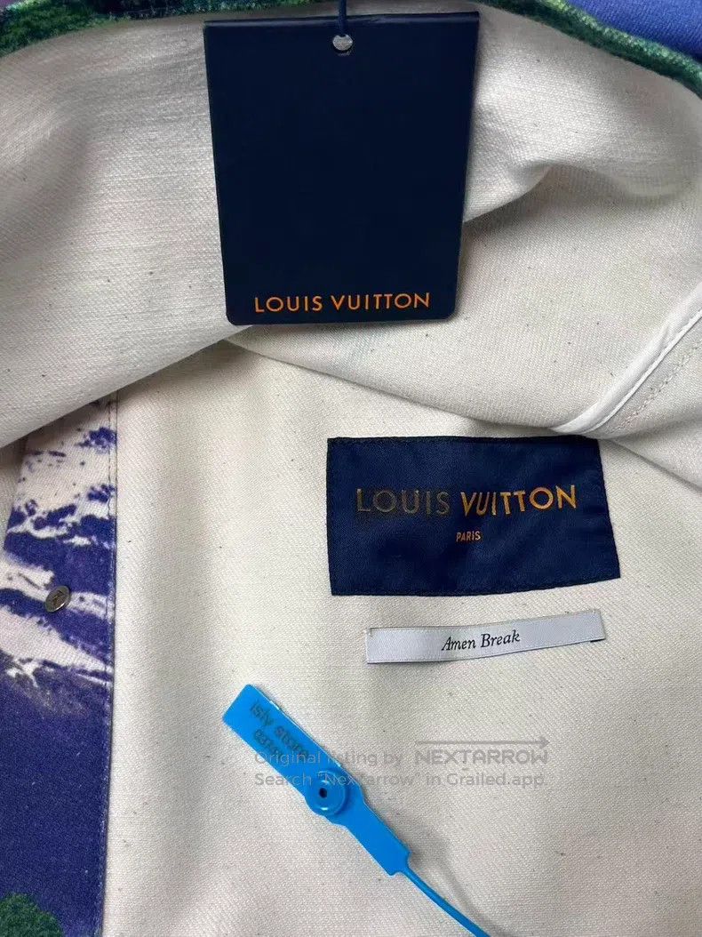 Louis Vuitton Louis Vuitton Landscape print single-breasted long-sleeved Size US L / EU 52-54 / 3 - 5 Thumbnail