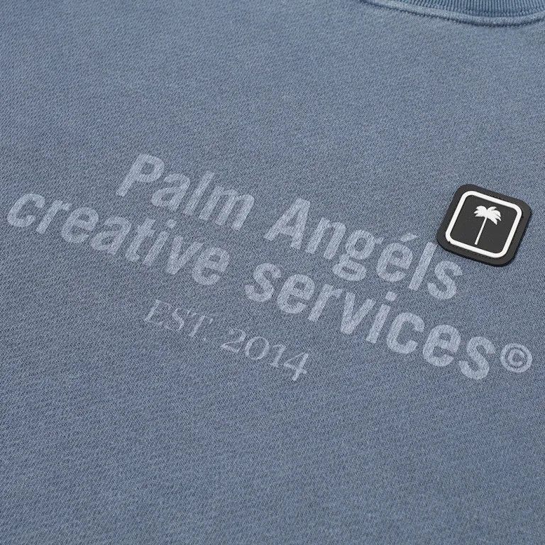 Palm Angels o1gr1nt0425 Pxp Pa Creative Services Crewneck Sweatshirt Size US L / EU 52-54 / 3 - 2 Thumbnail