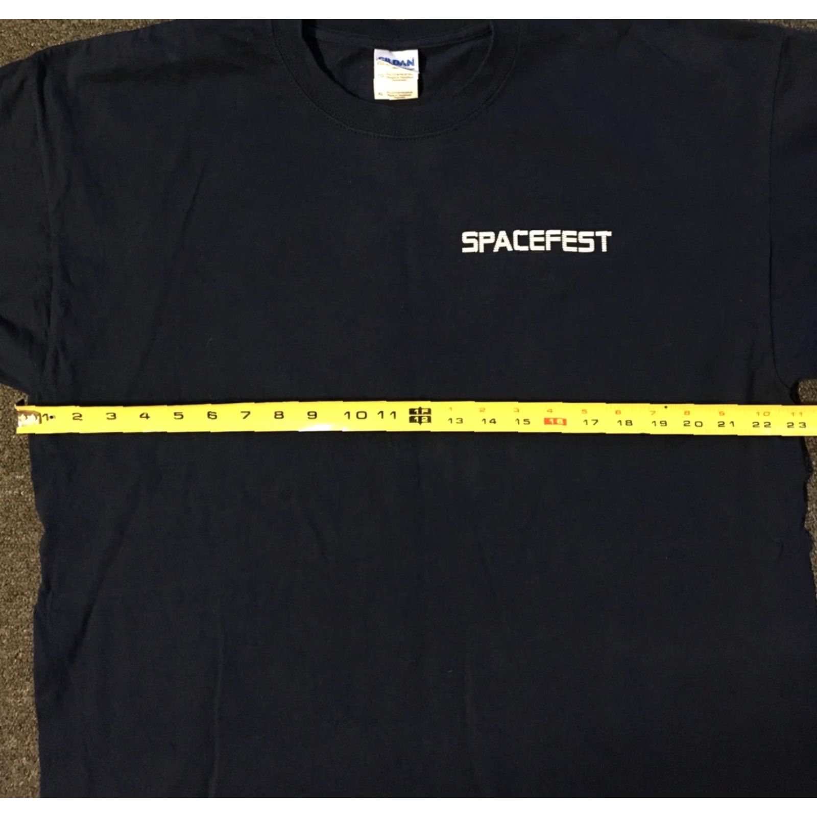 Gildan VINTAGE San Diego Space Fest Shirt XL NASA Astronaut Shuttle Planets Moon 90s USA Shirt Mens Blue 100% Cotton Gildan Graphic Tee Size US XL / EU 56 / 4 - 6 Thumbnail
