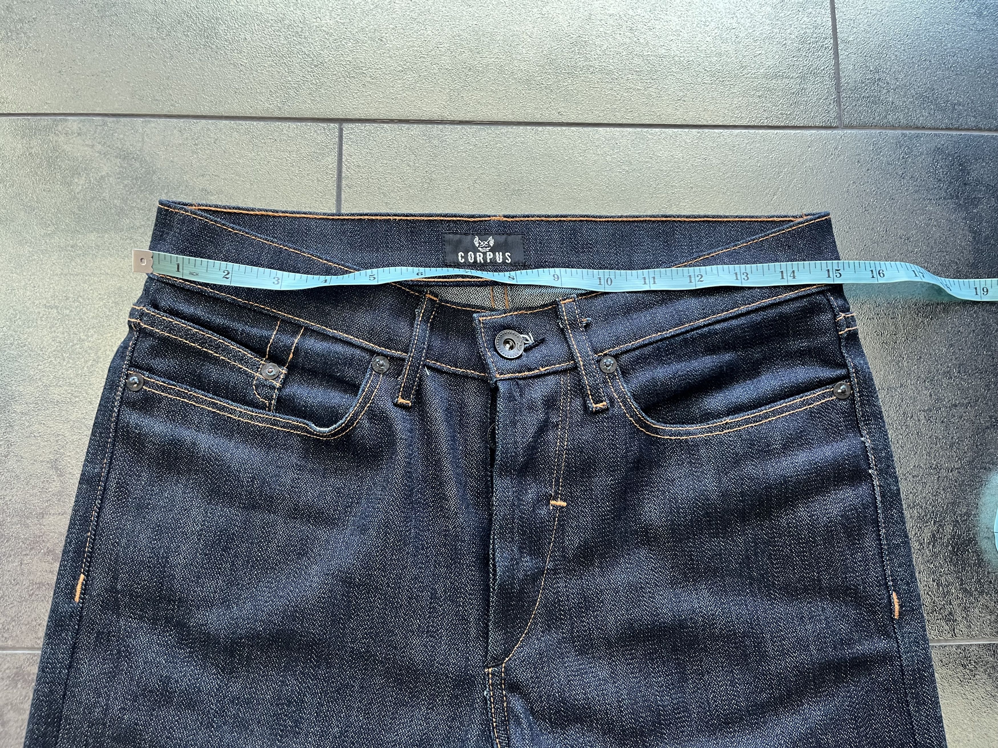 Corpus Corpus Stick Skinny Dark Denim (30") Size US 30 / EU 46 - 7 Thumbnail