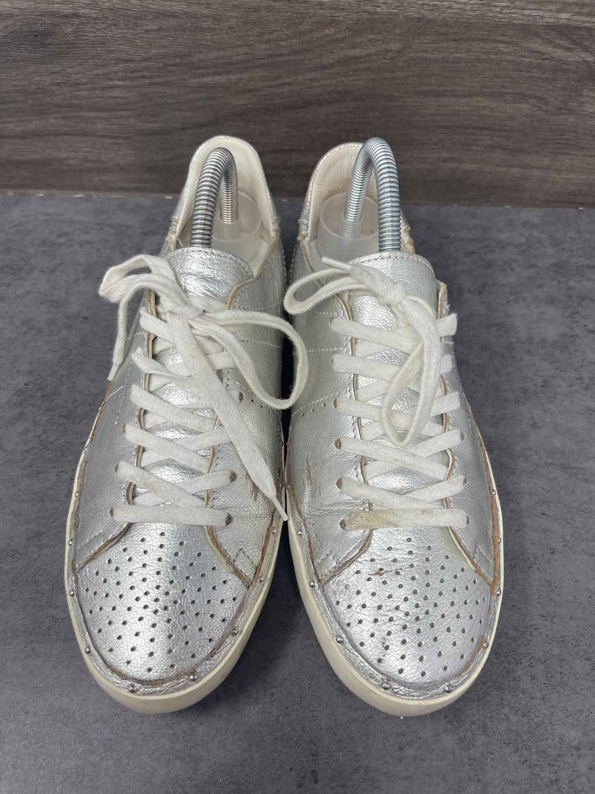 Other Rebecca Minkoff Shoes Womens Size 8 Metallic Silver Lace Up Size US 8 / IT 38 - 3 Thumbnail