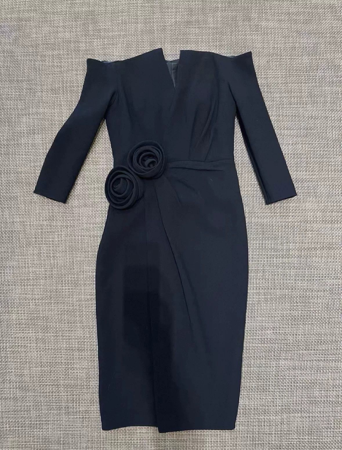 Oscar De La Renta Oscar de la Renta Black One-Shoulder Dress Size XS / US 0-2 / IT 36-38 - 1 Thumbnail